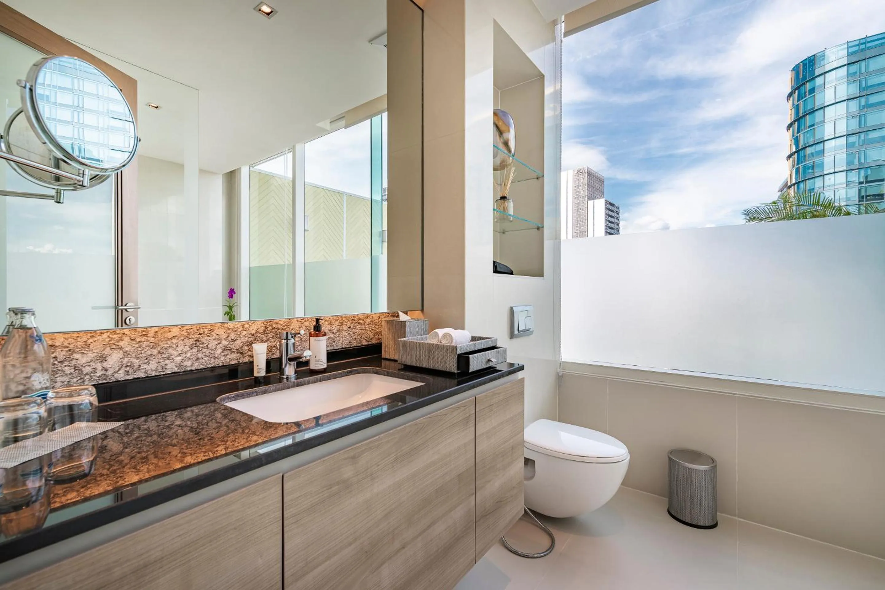 Toilet in MUU Bangkok, Small Luxury Hotels of the World