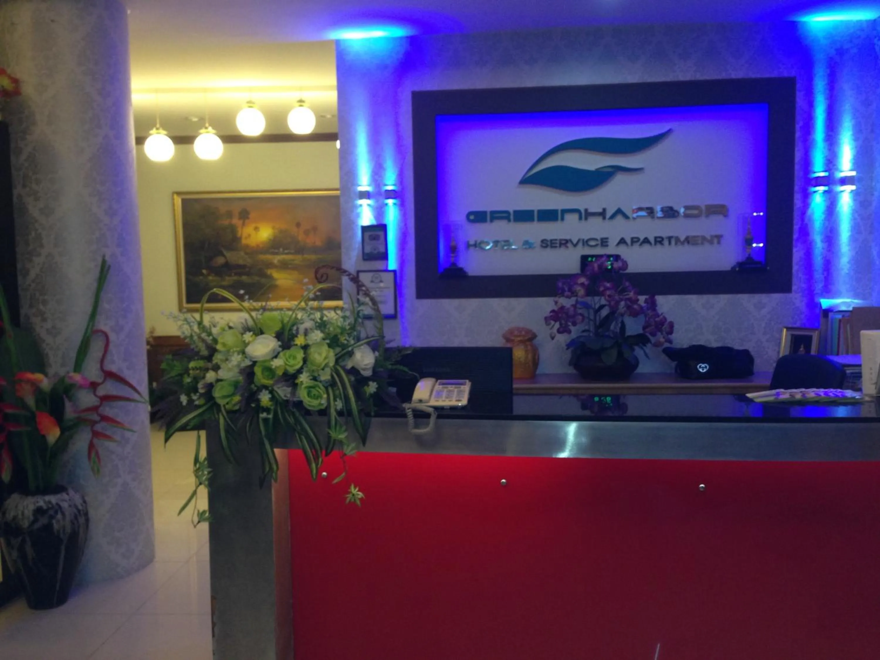 Lobby or reception in Green Harbor Hotel & Service Apartment