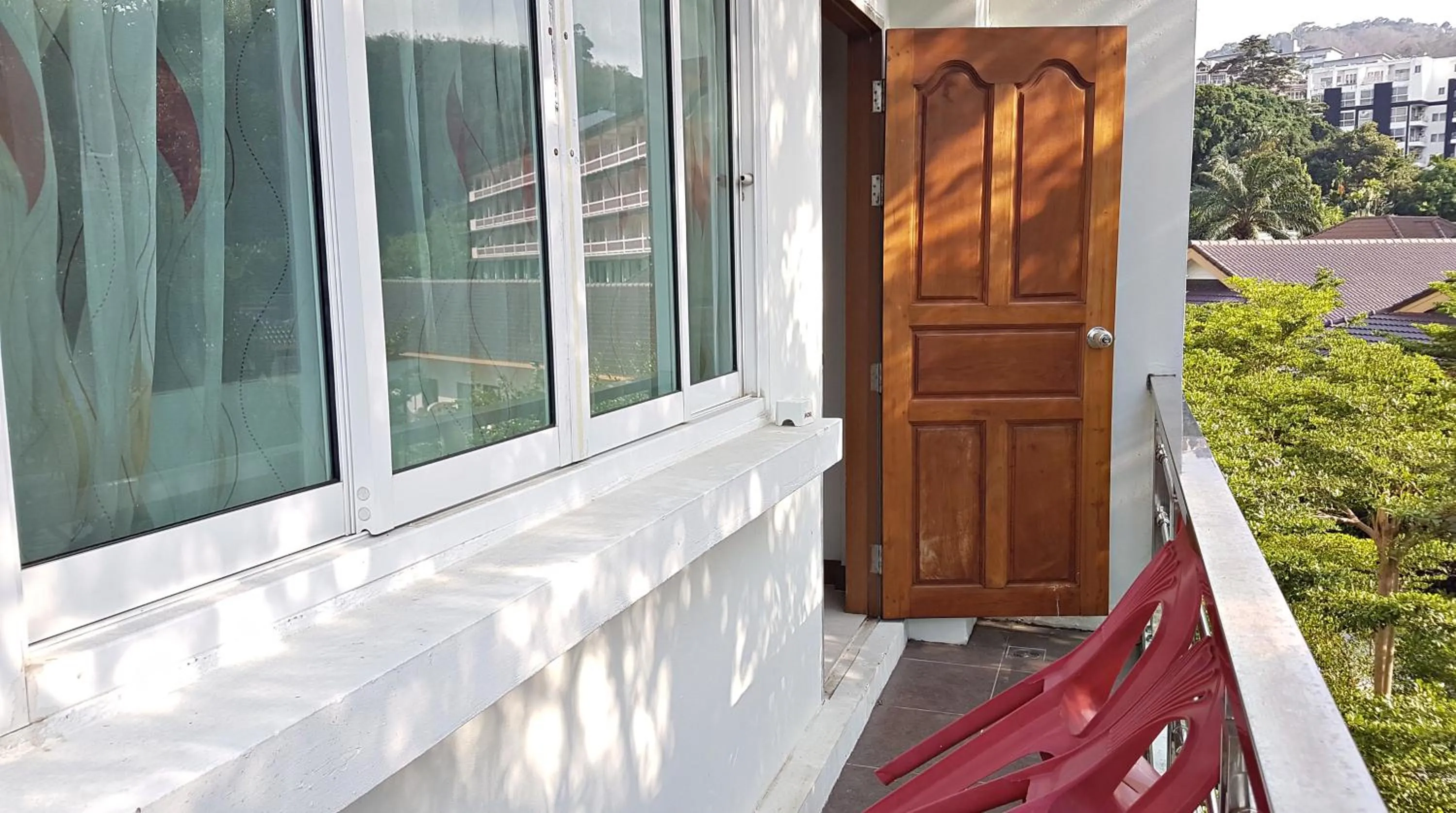 Balcony/Terrace in Green Harbor Hotel & Service Apartment