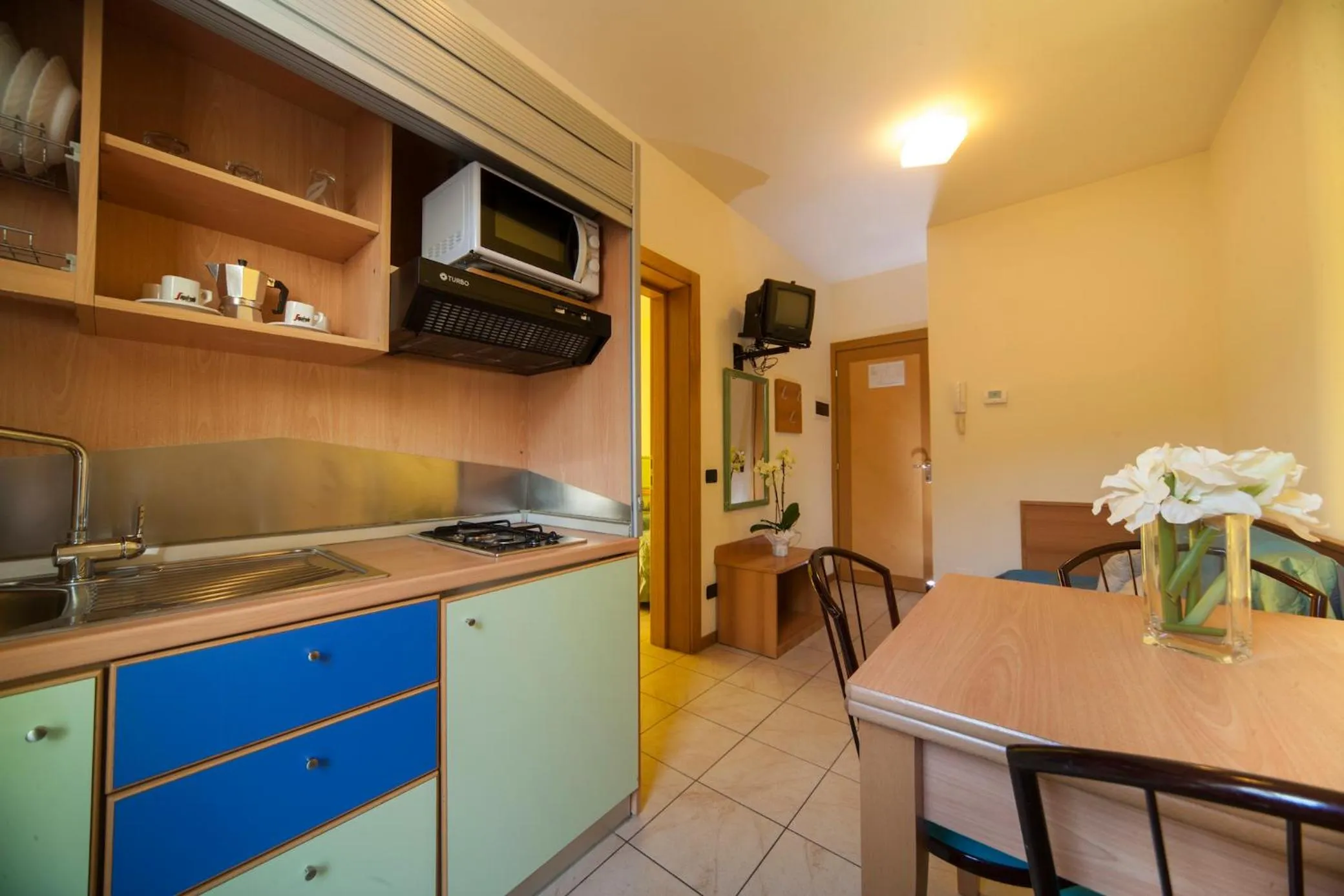 Kitchen or kitchenette in Residence il Capodoglio