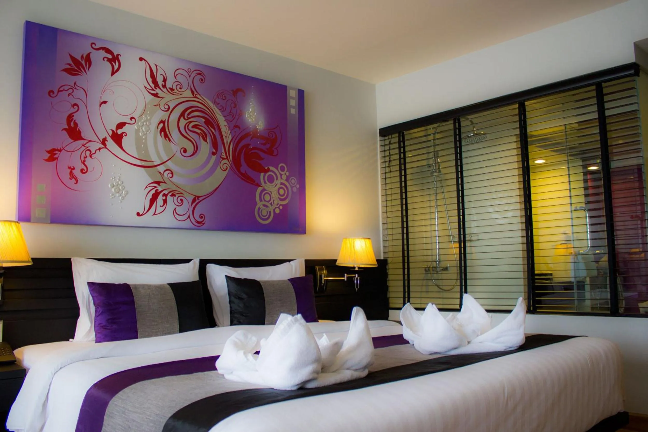 Bed in Nouvo City Hotel