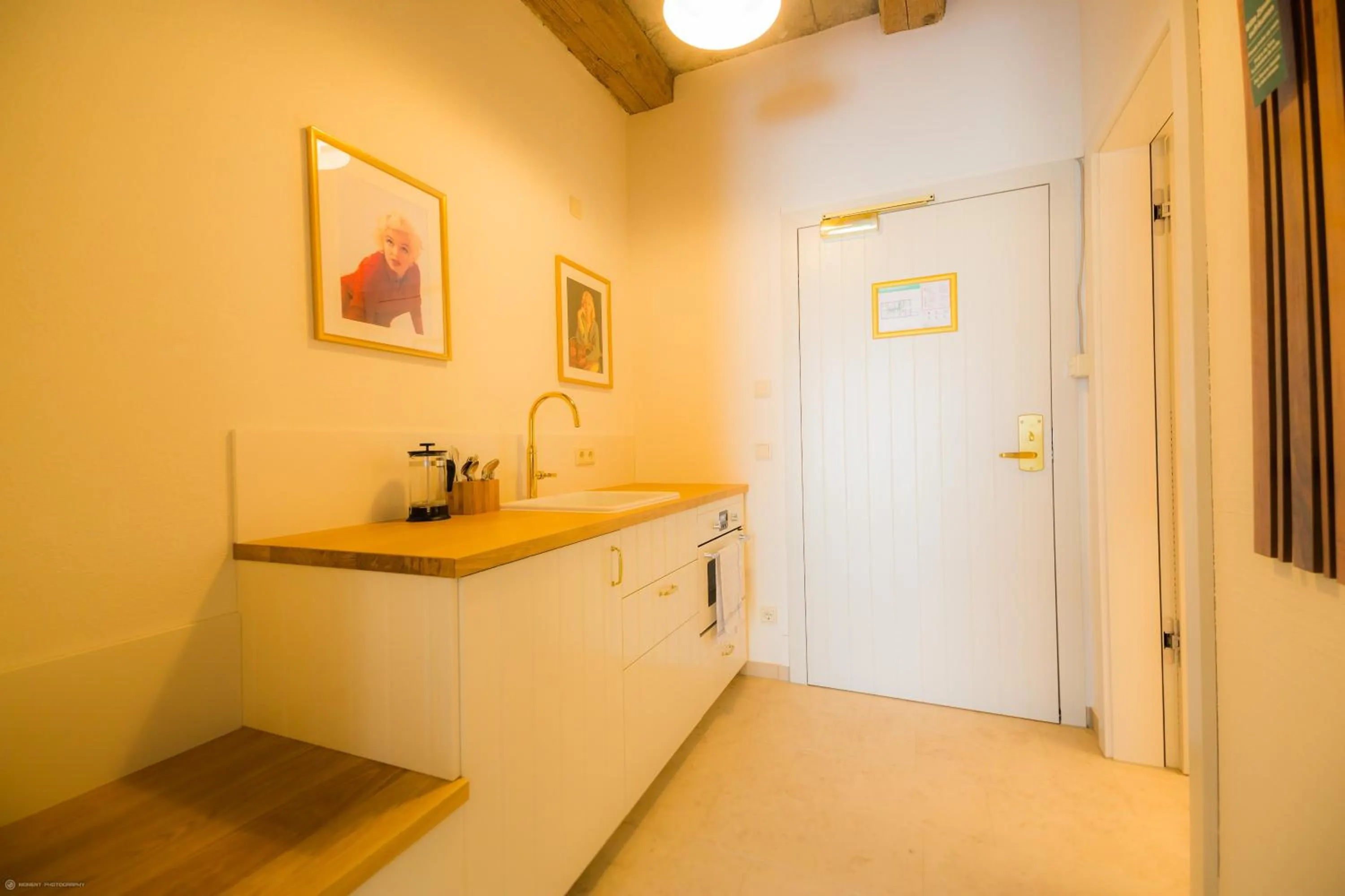 Kitchen or kitchenette in Hotel Luis Stadl