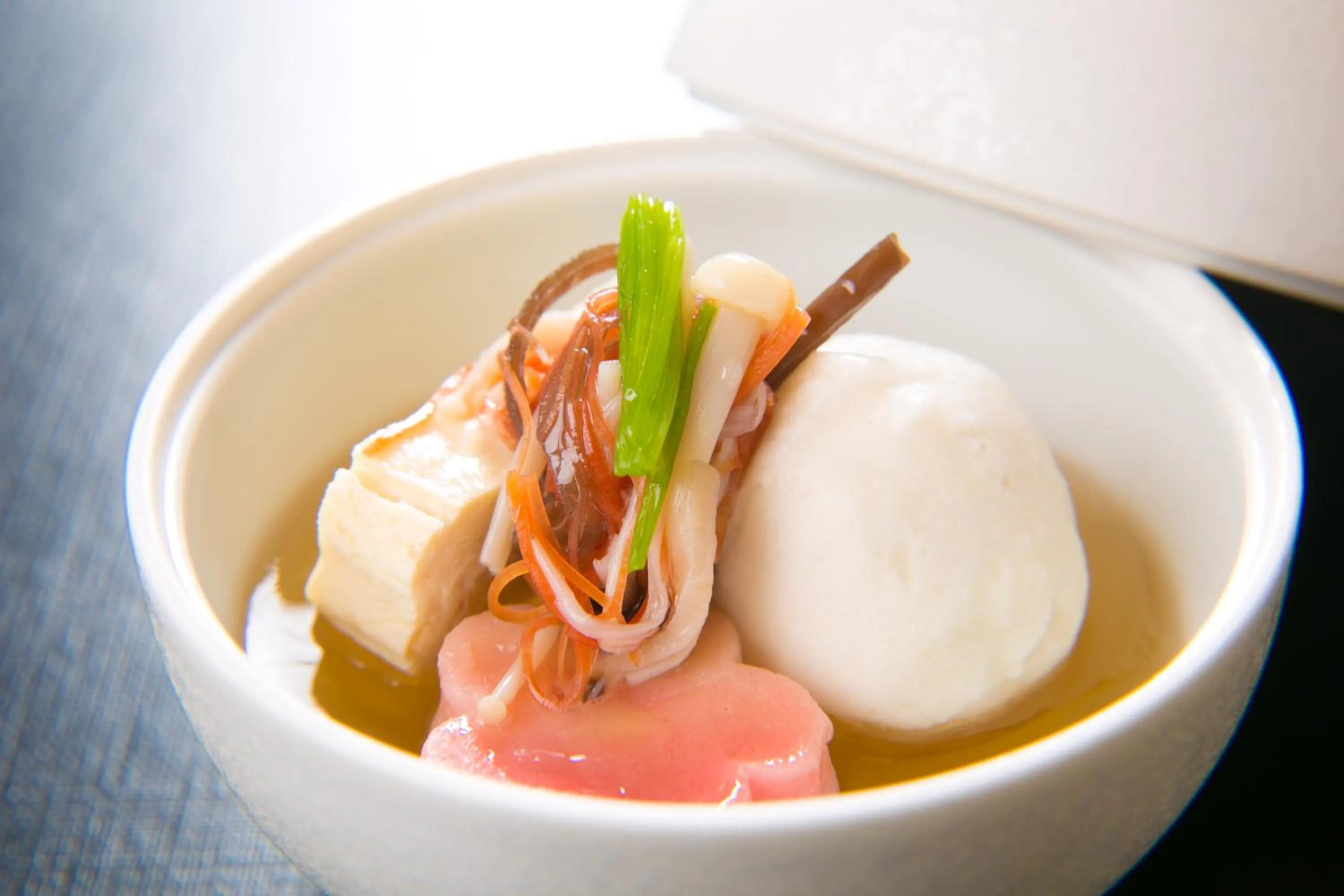 Food close-up in Yufuin Kaorinosato Hanamura