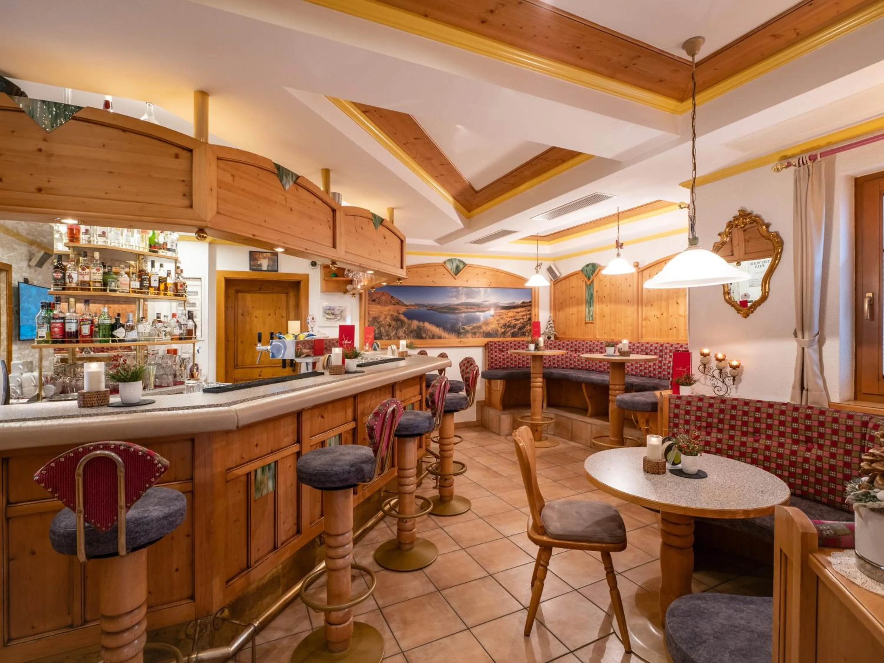 Lounge or bar in Hotel Garni Ferienhof