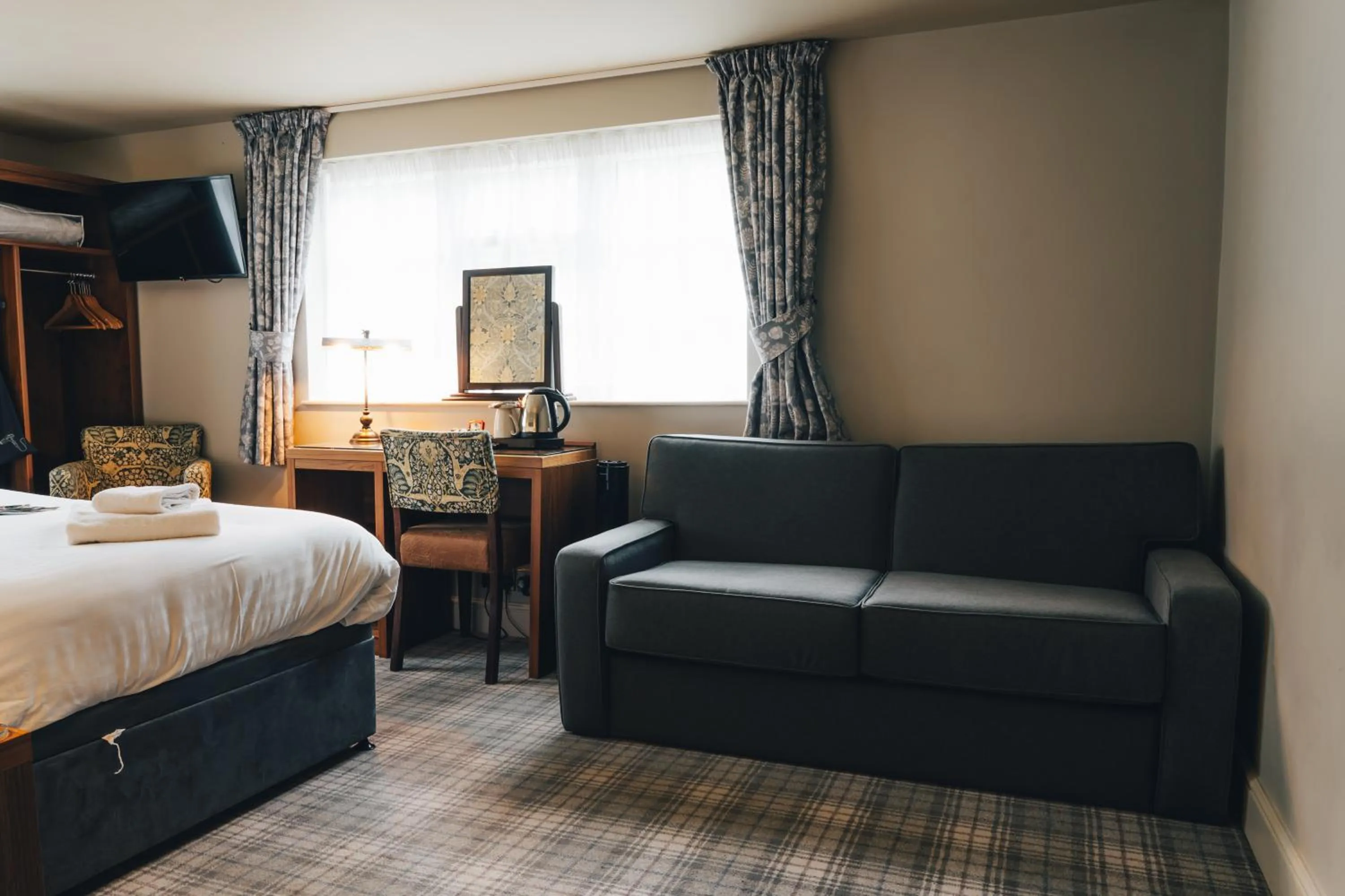 Bedroom, Bed in The Pheasant Inn - The Inn Collection Group