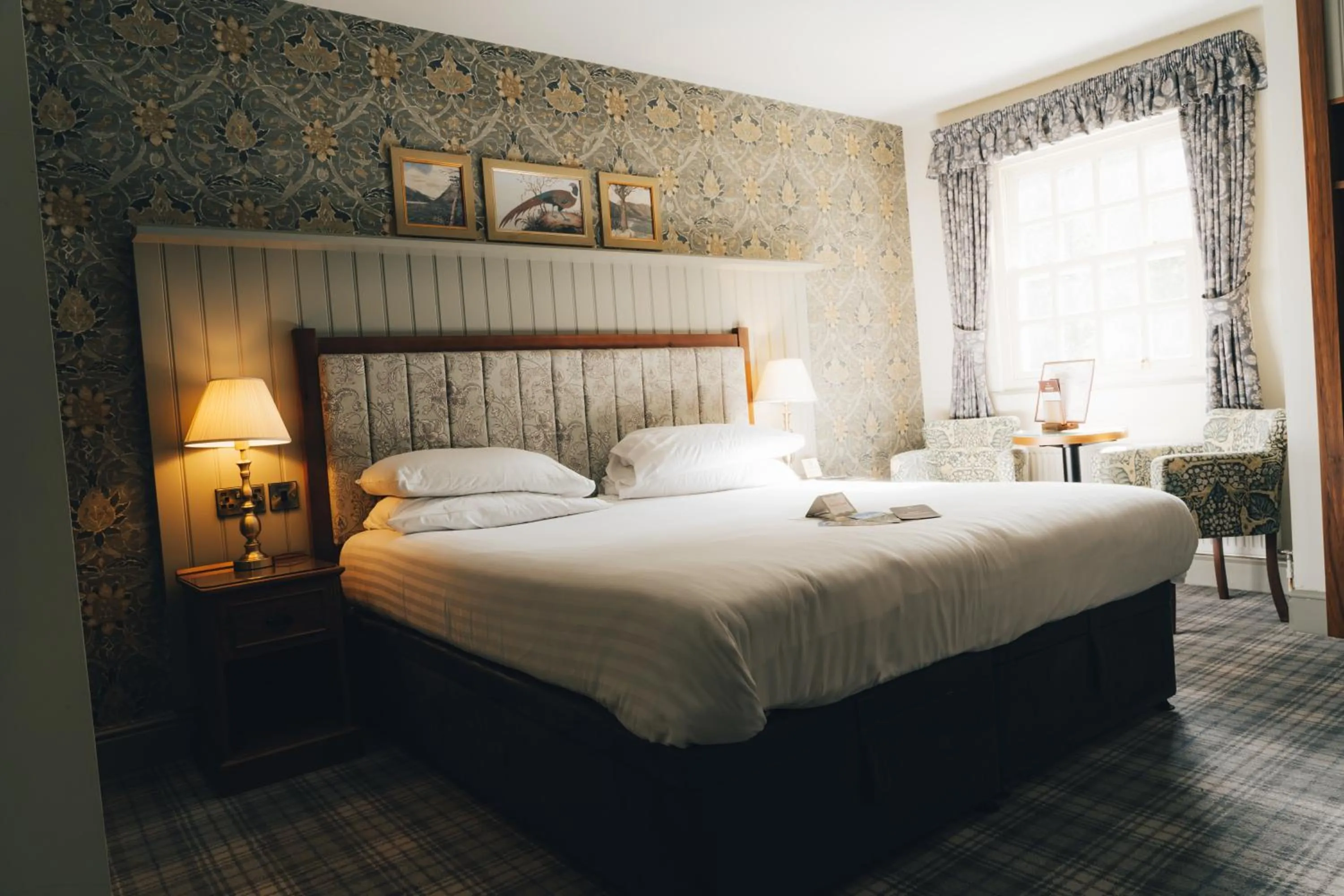 Bedroom, Bed in The Pheasant Inn - The Inn Collection Group