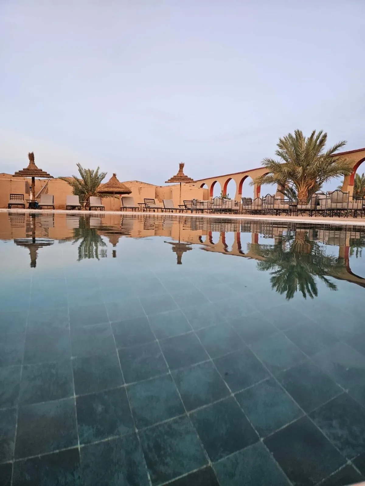 Pool view in Palmeras Y Dunas Luxery Camp
