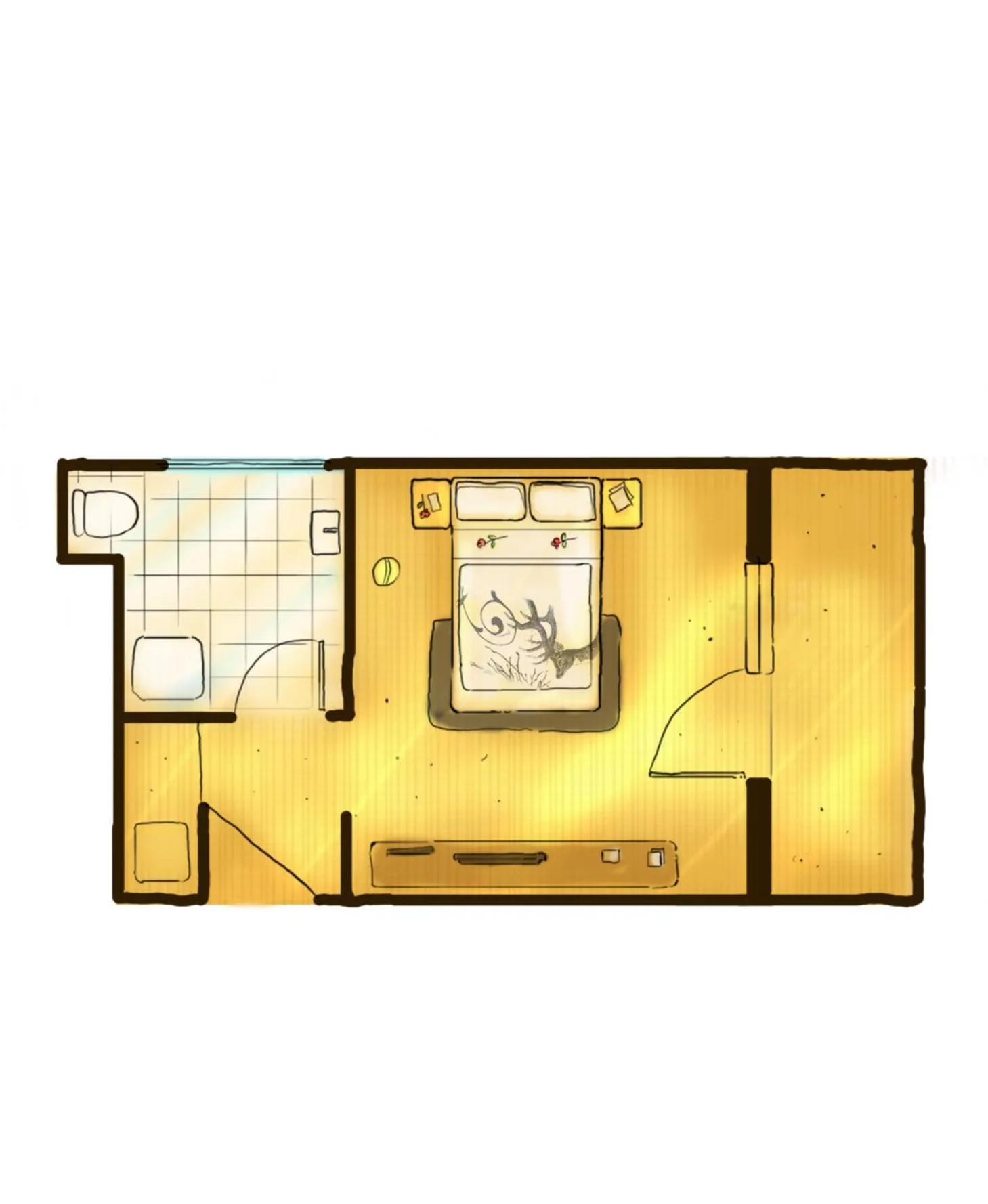 Photo of the whole room in Hotel Central