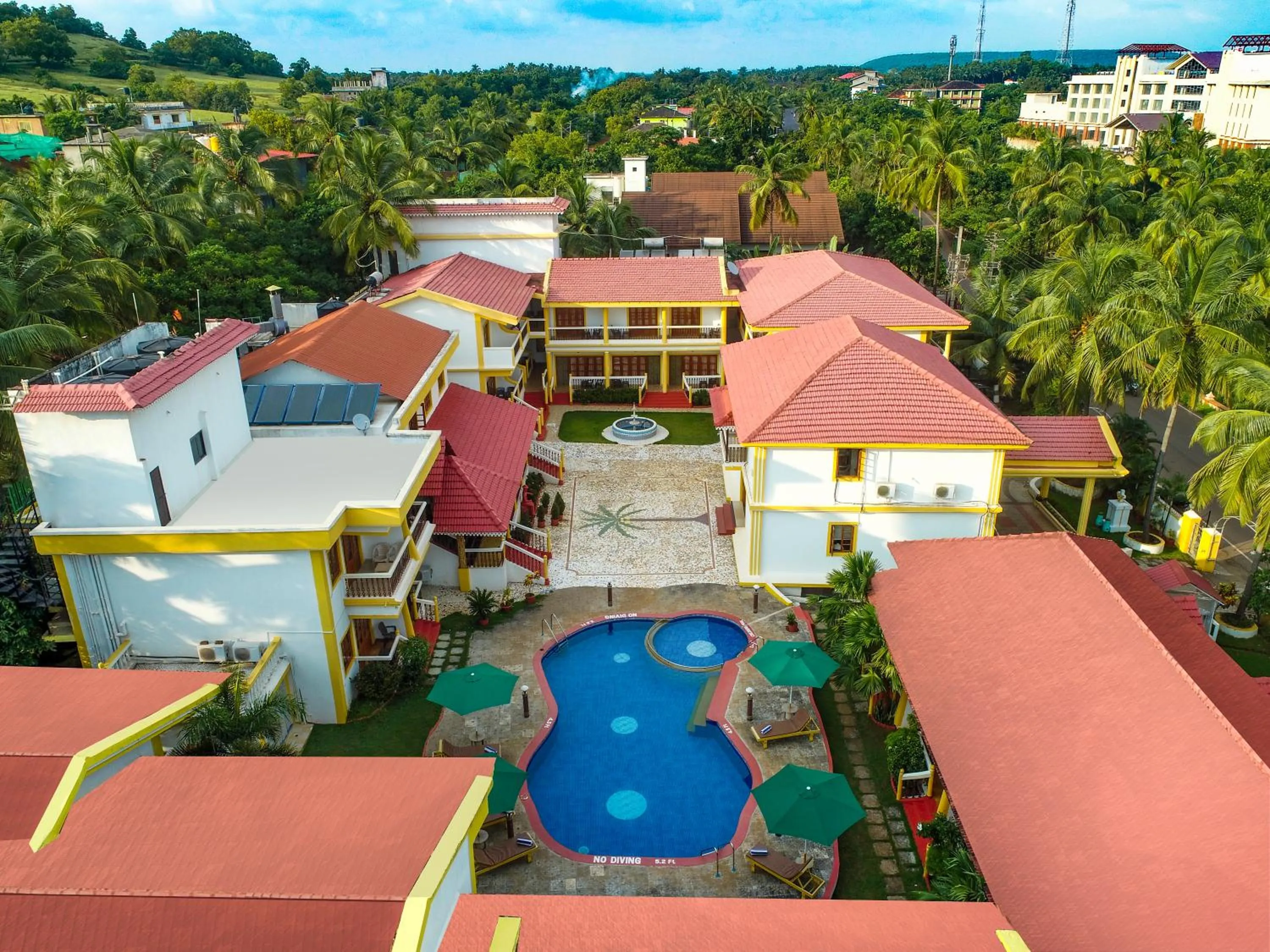 Property building in Spazio Leisure Resort, Goa