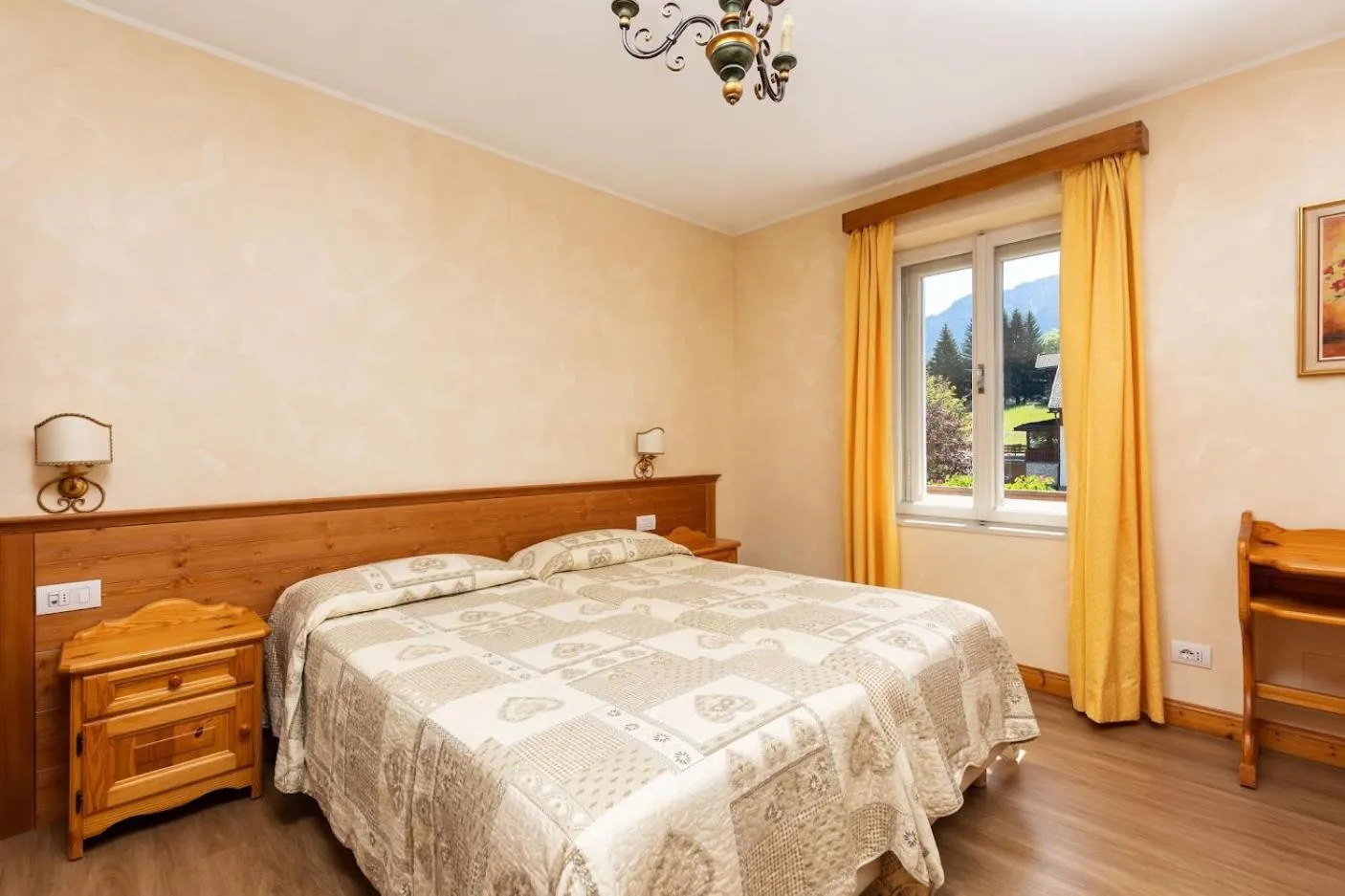 Bed in Hotel Pontechiesa