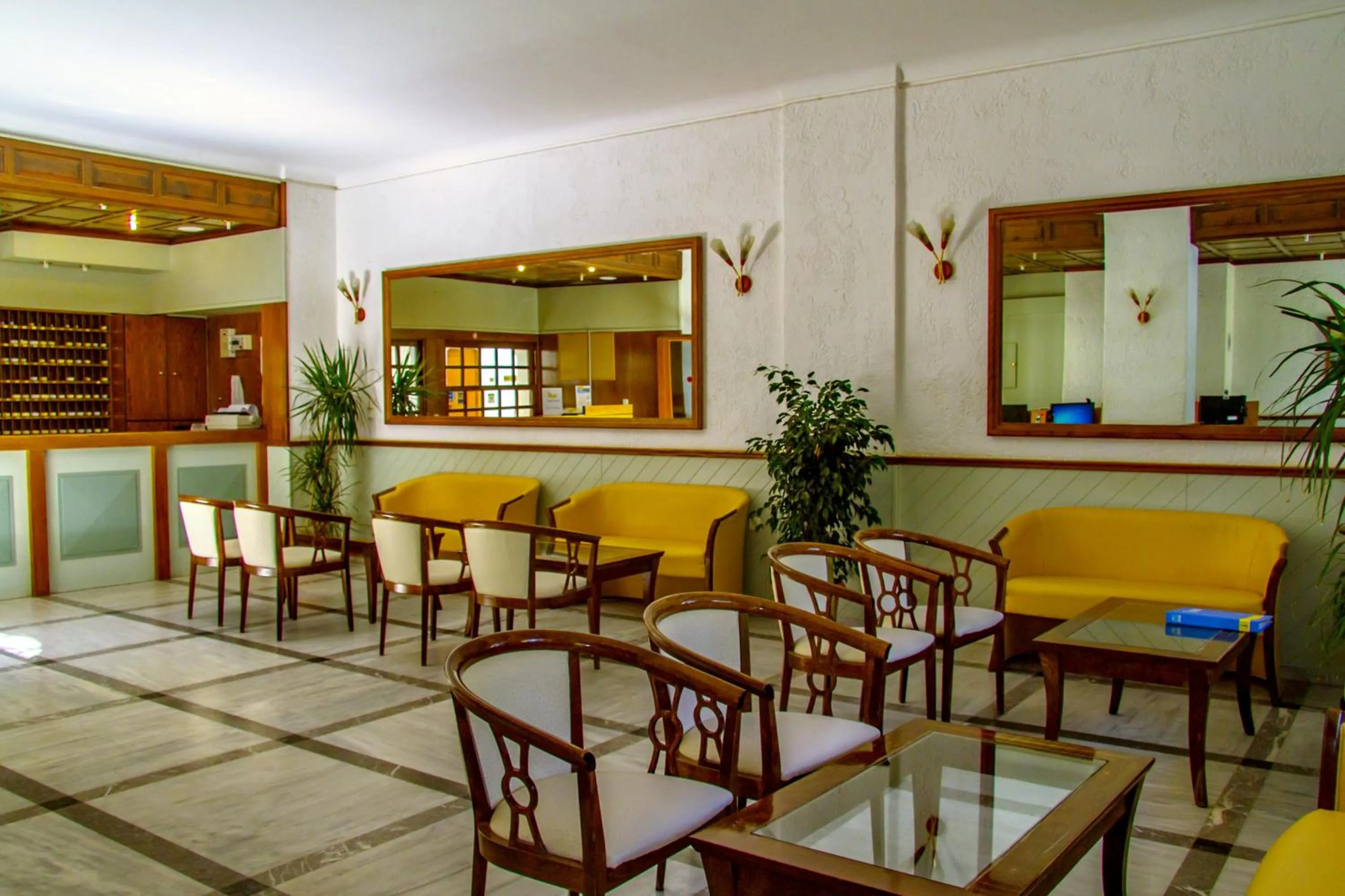 Lobby or reception in Lyda Hotel