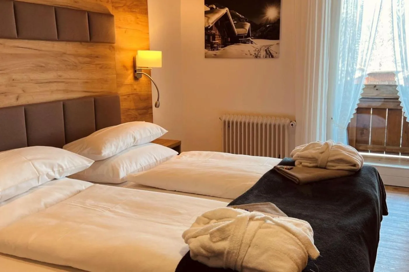 Bed in Wellnesshotel Waldruh