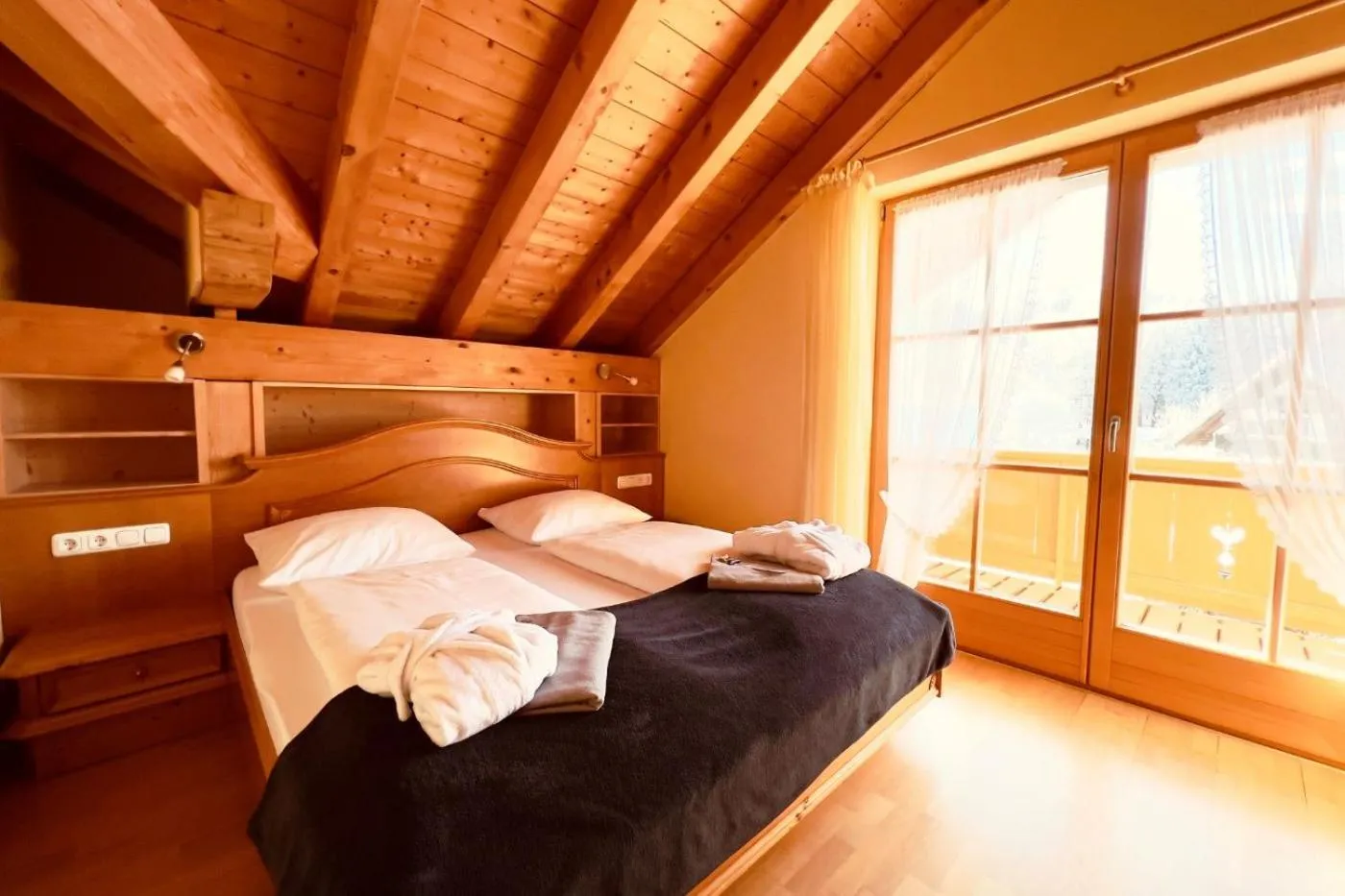 Bed in Wellnesshotel Waldruh