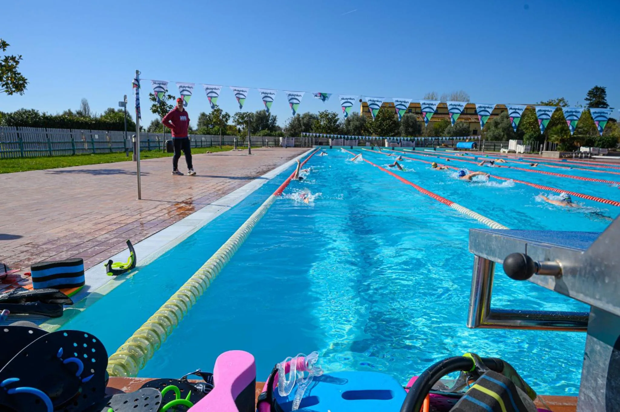 Swimming pool in Poggio all'Agnello Sport & Family Holidays