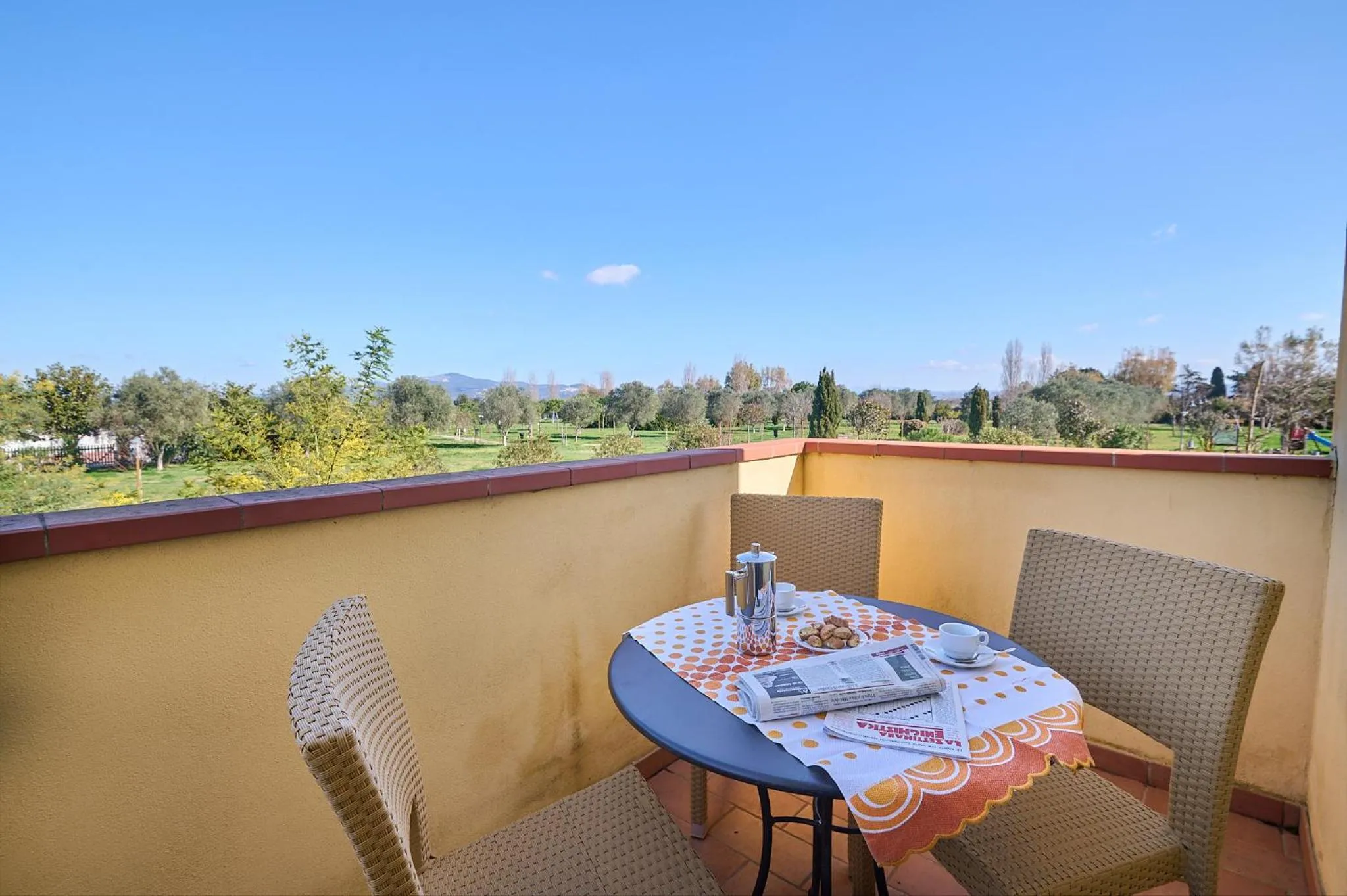 Balcony/Terrace in Poggio all'Agnello Sport & Family Holidays