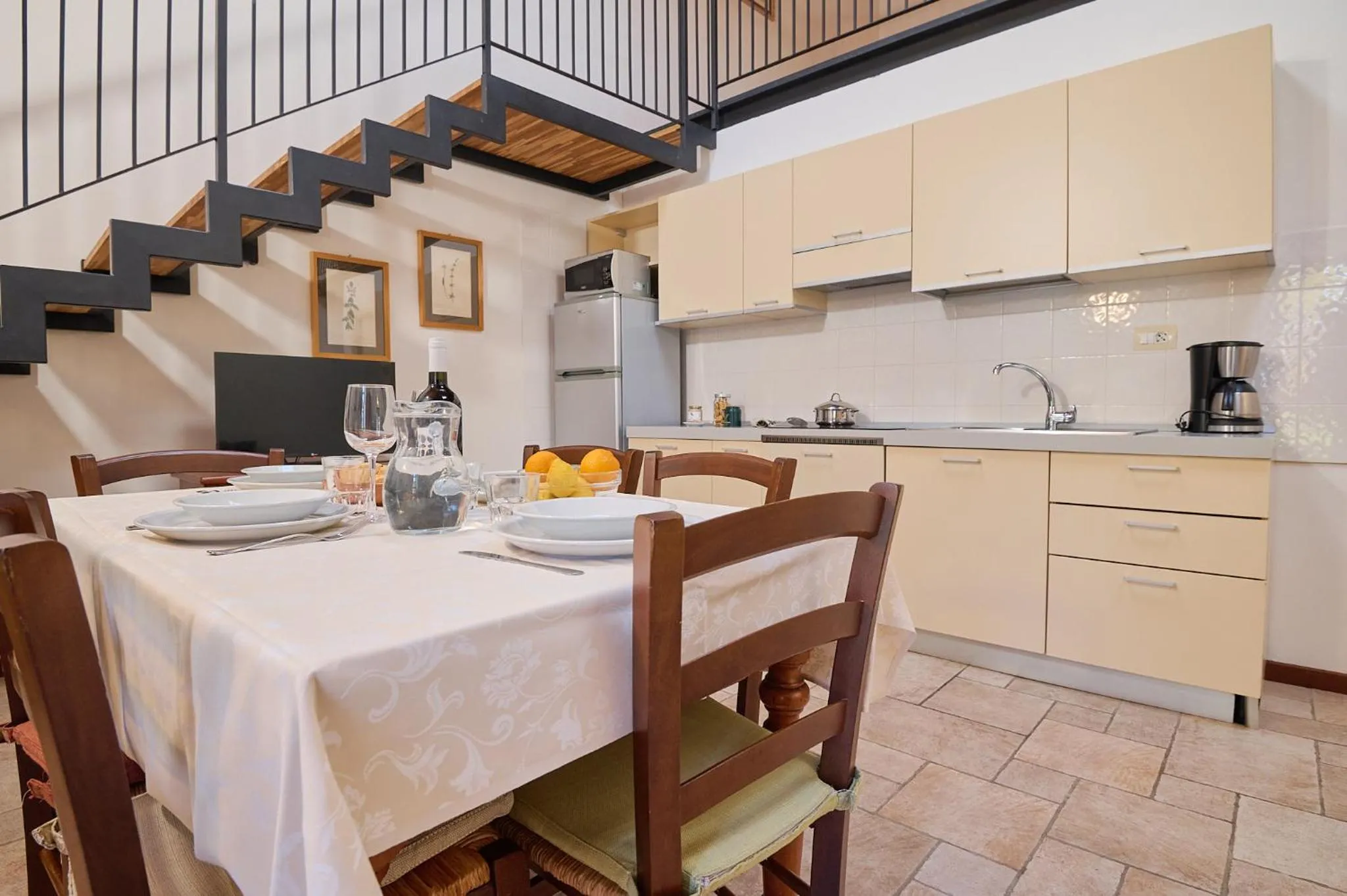 Kitchen or kitchenette in Poggio all'Agnello Sport & Family Holidays