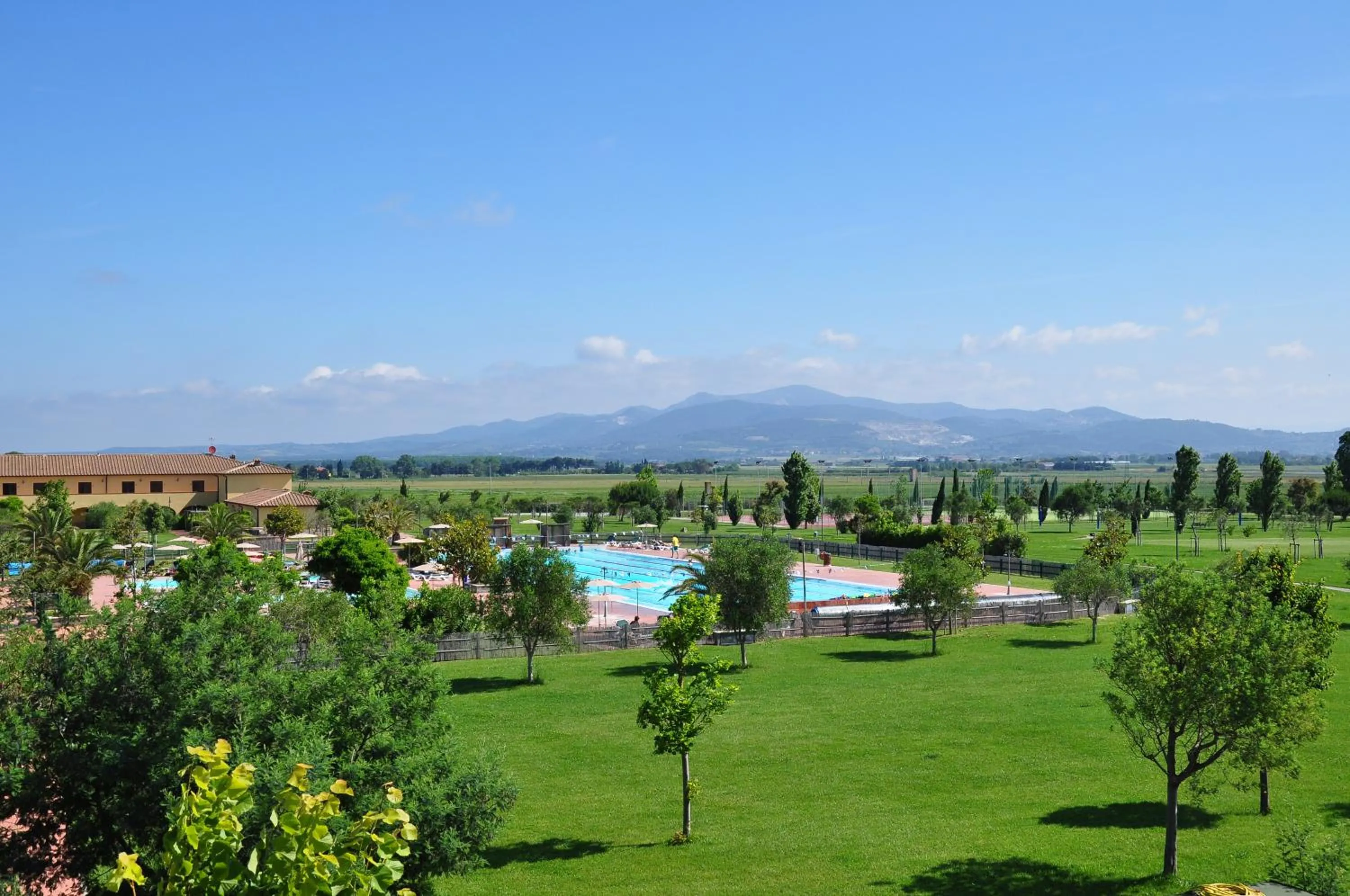 Bird's eye view in Poggio all'Agnello Sport & Family Holidays