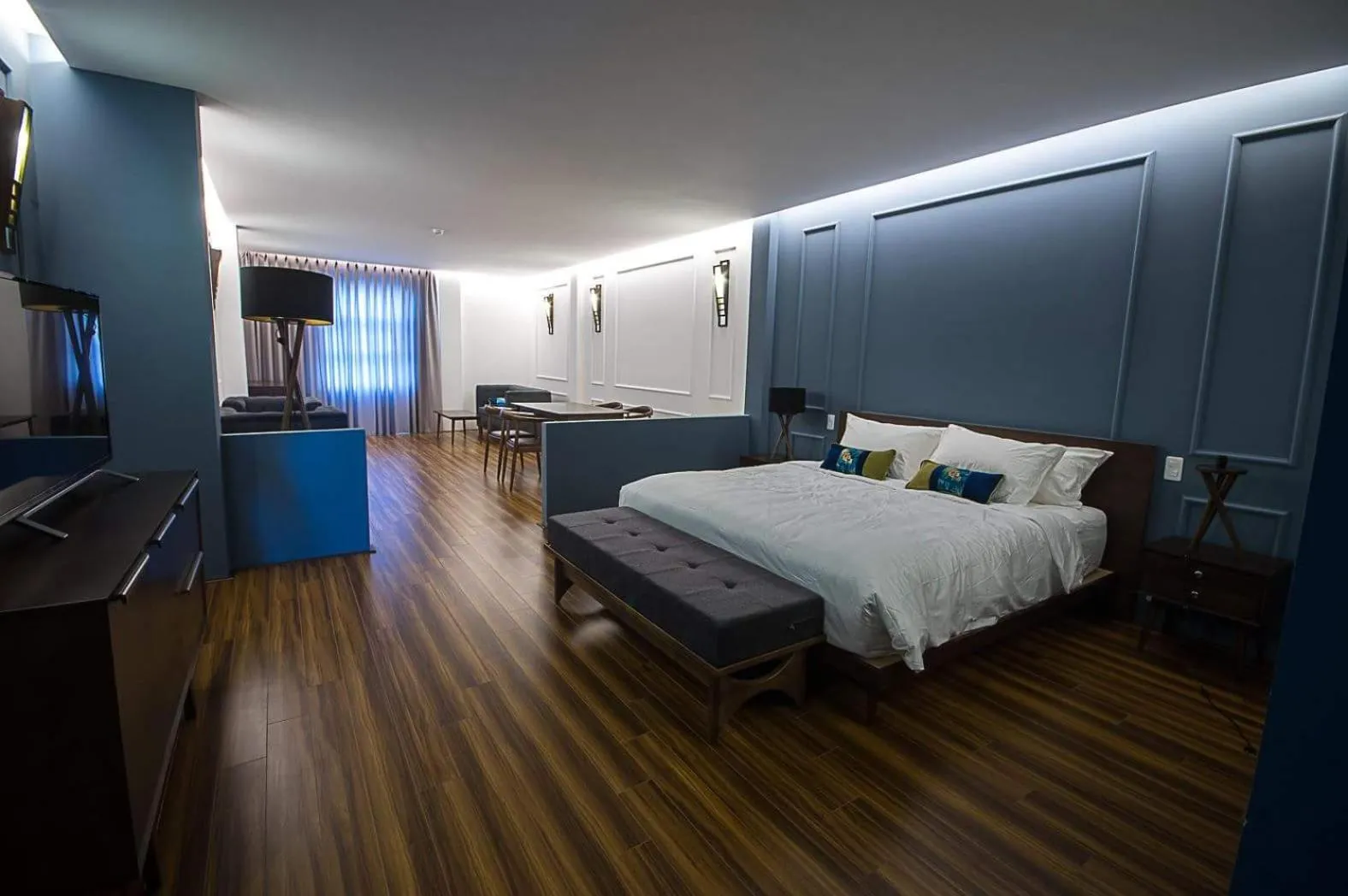 Living room, Bed in Danang Boutique Hotel