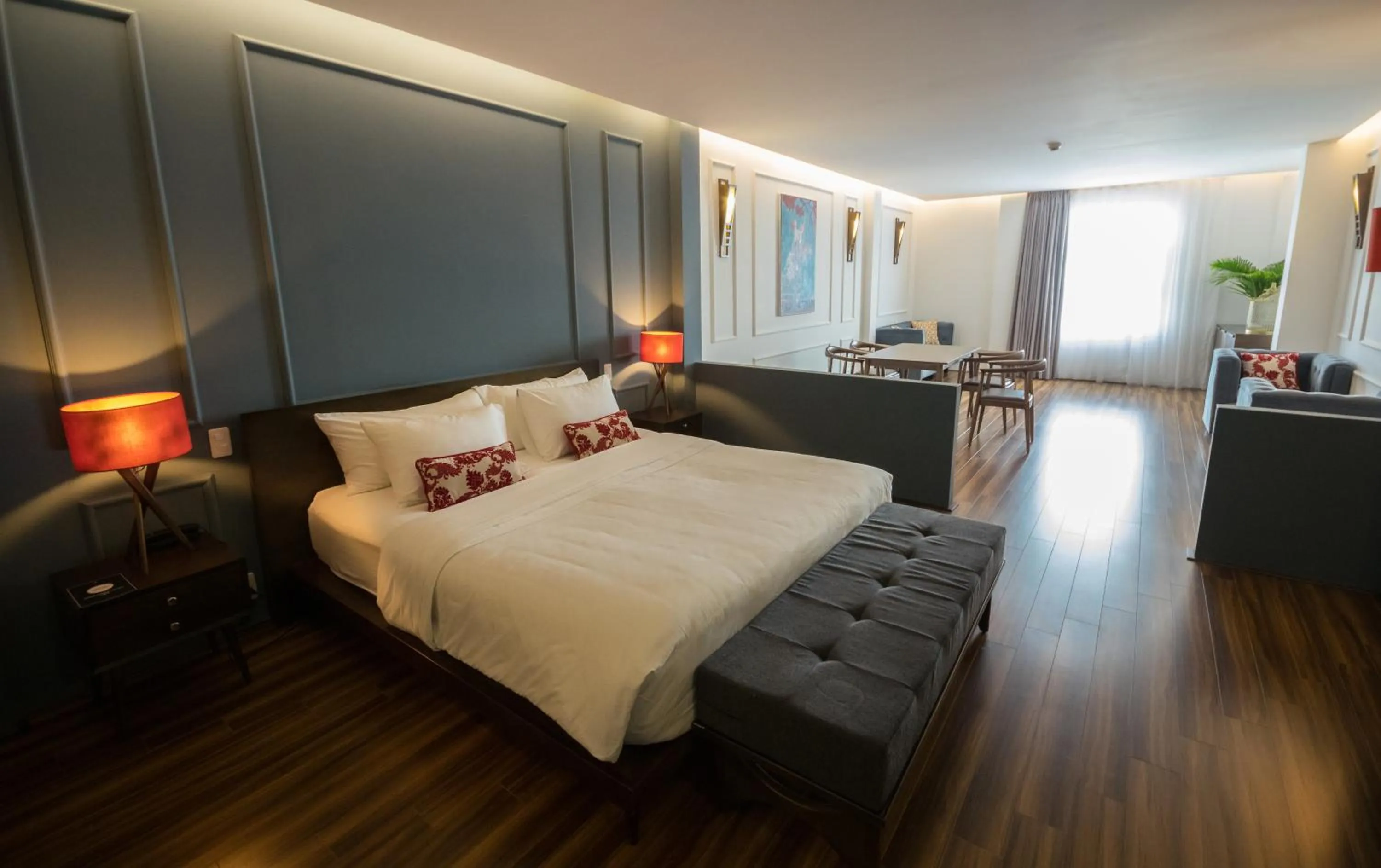 Bed in Danang Boutique Hotel