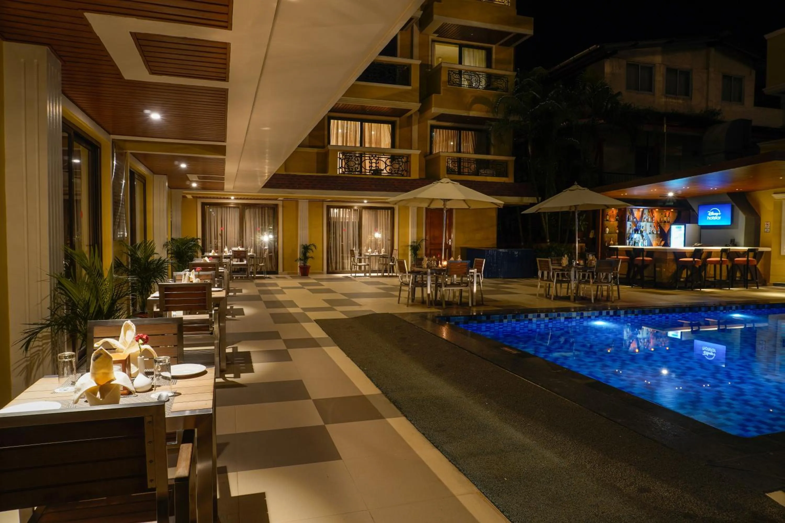 Swimming pool in Resort De Coracao - Calangute , Goa