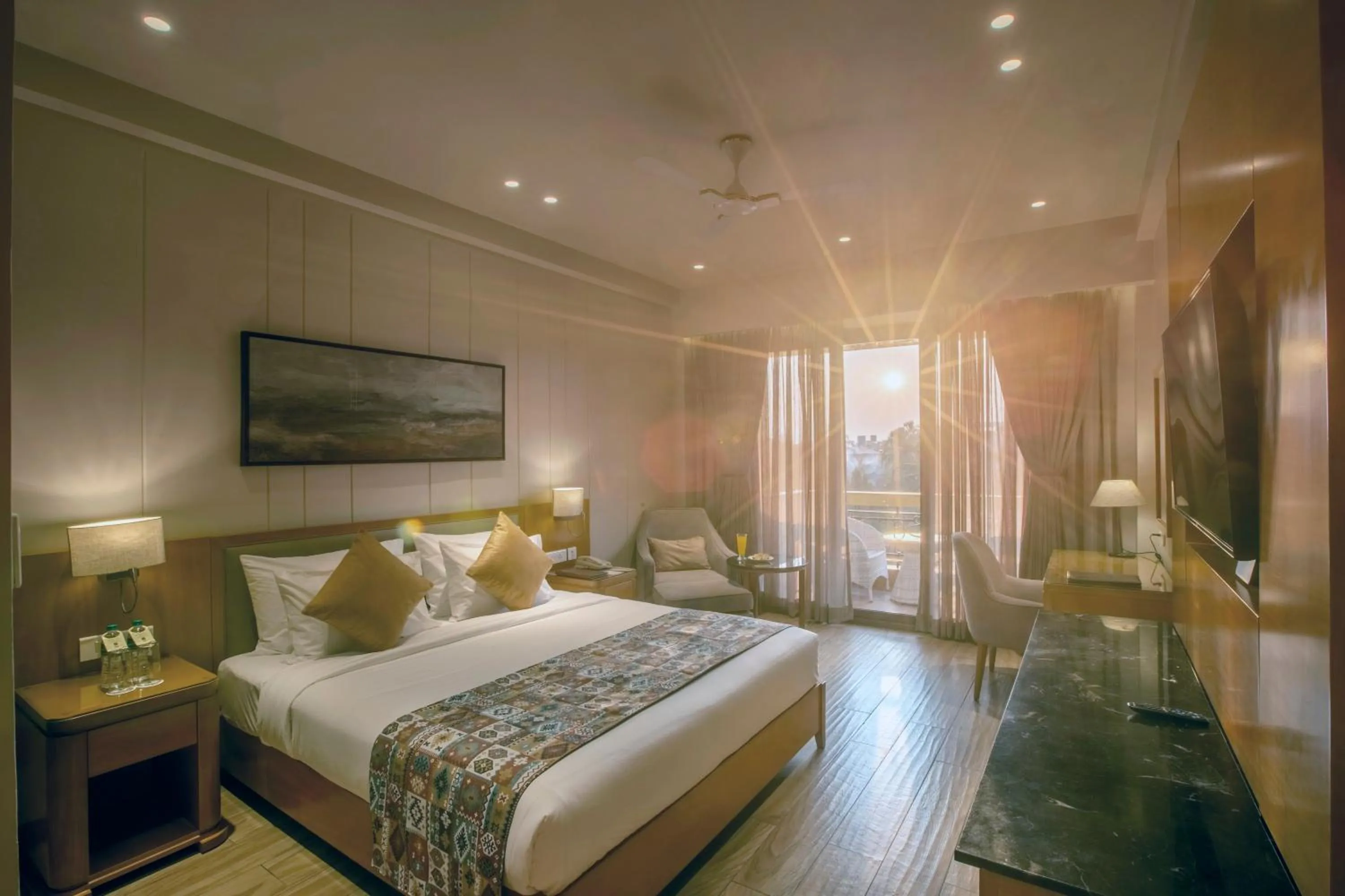 View (from property/room), Bed in Resort De Coracao - Calangute , Goa