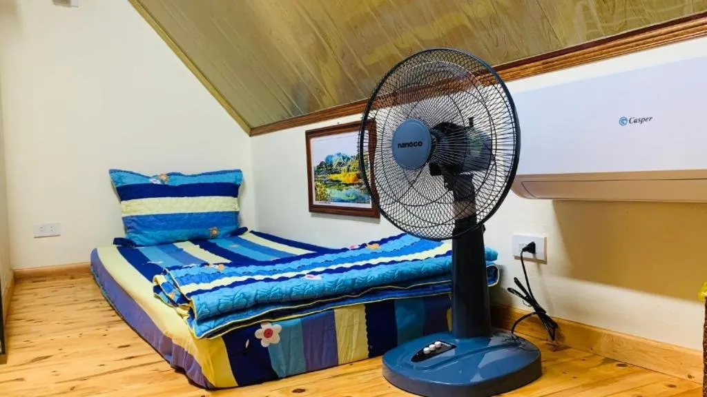 Bed in Hoang Giang Homestay