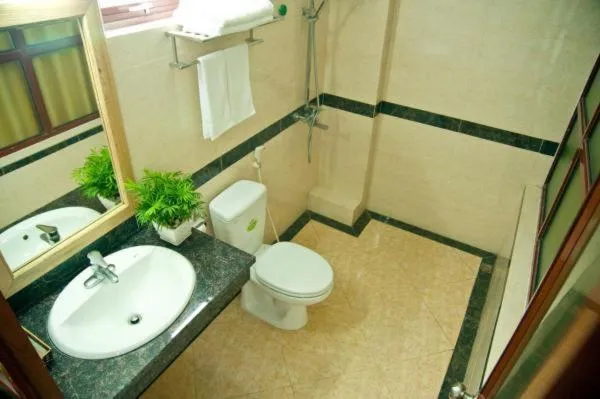 Toilet in Hoang Giang Homestay