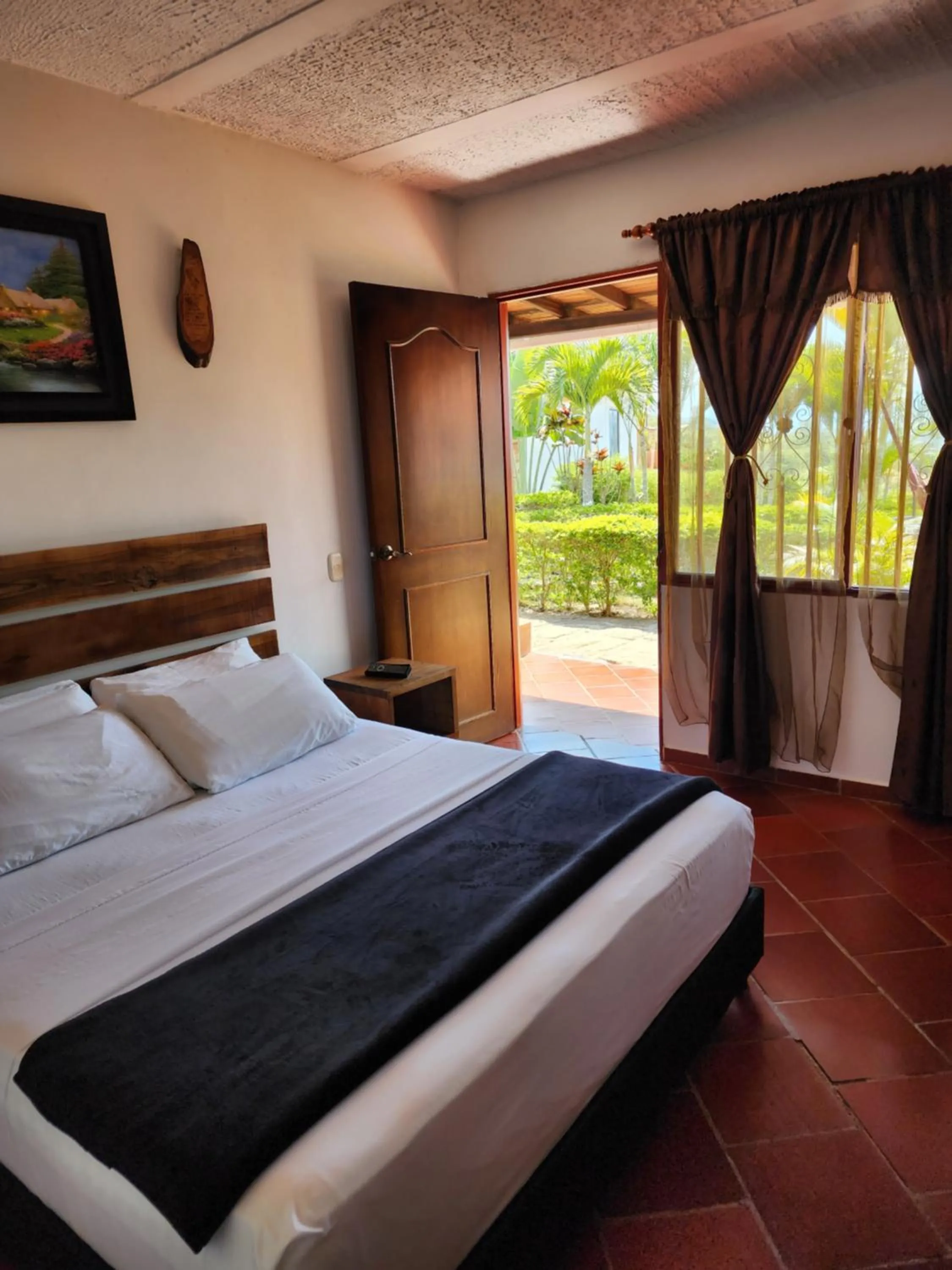 Bed in Hotel Campestre Palmas del Zamorano