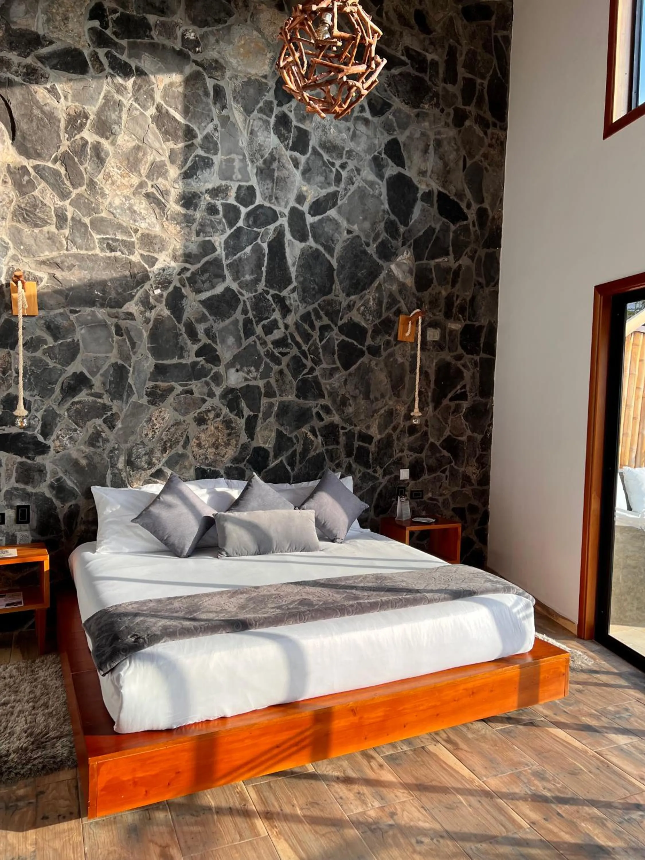 Bed in Hotel Campestre Palmas del Zamorano