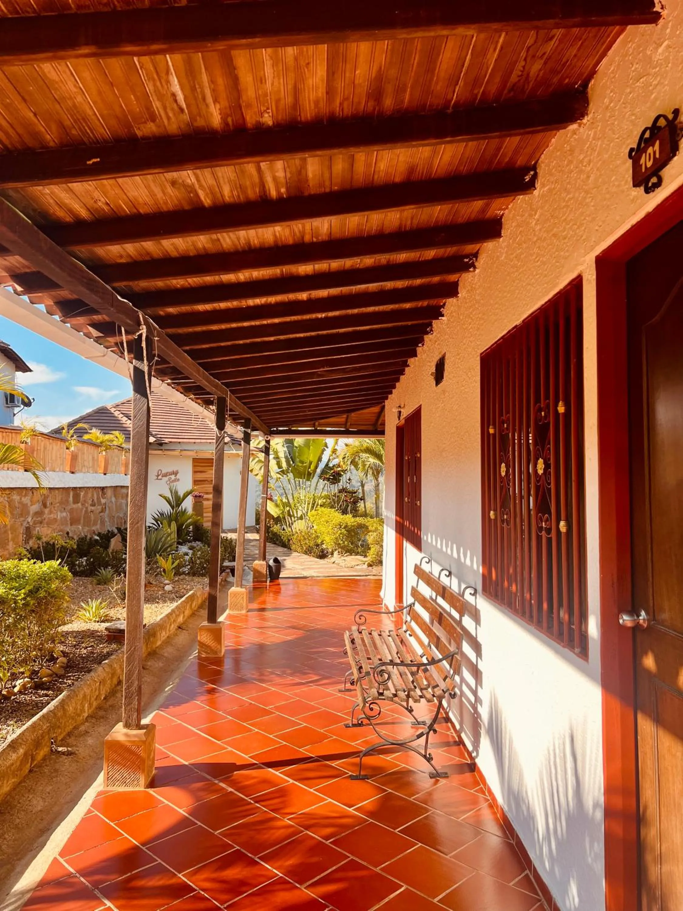 Off site in Hotel Campestre Palmas del Zamorano