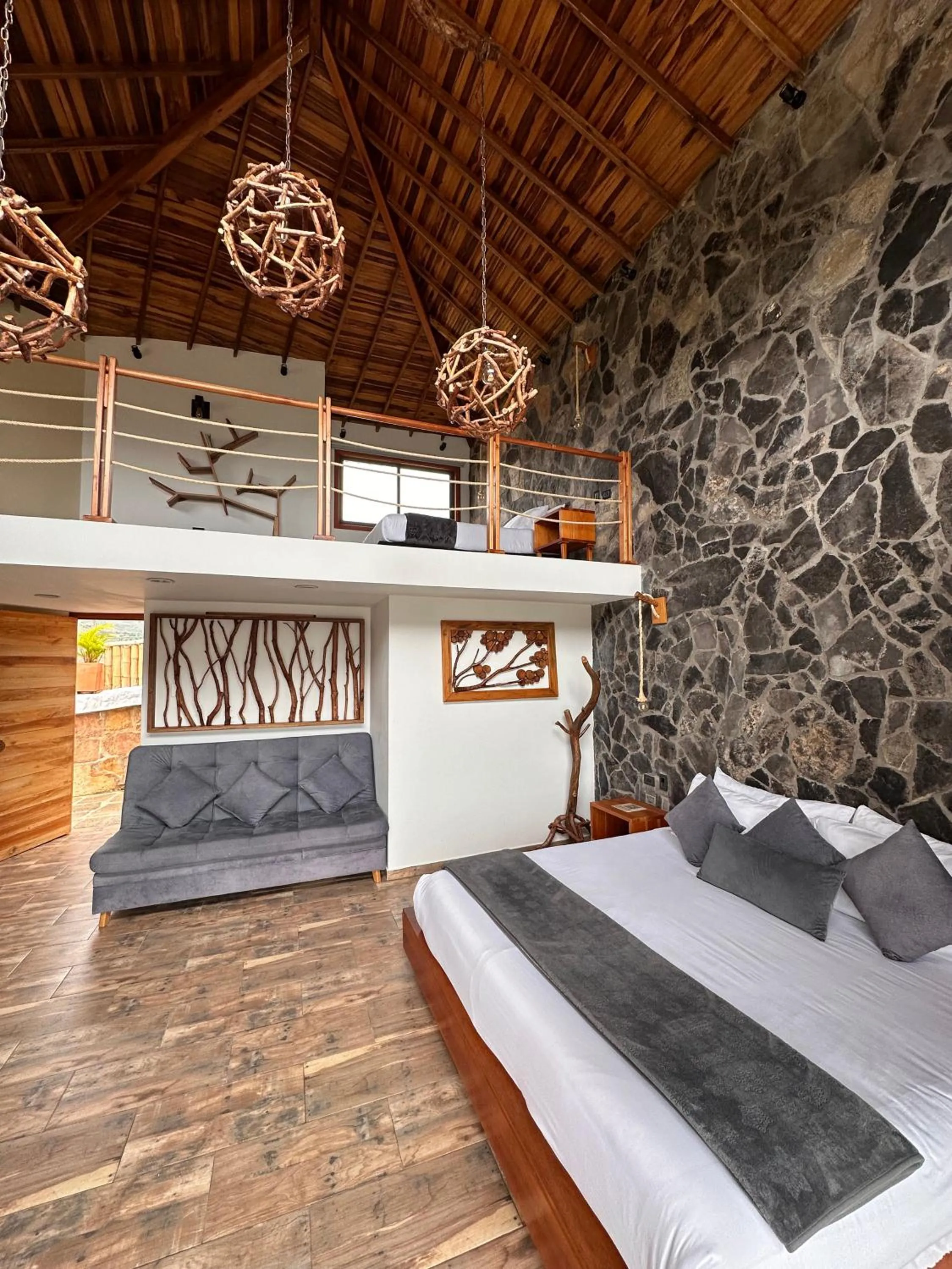 Photo of the whole room, Bed in Hotel Campestre Palmas del Zamorano