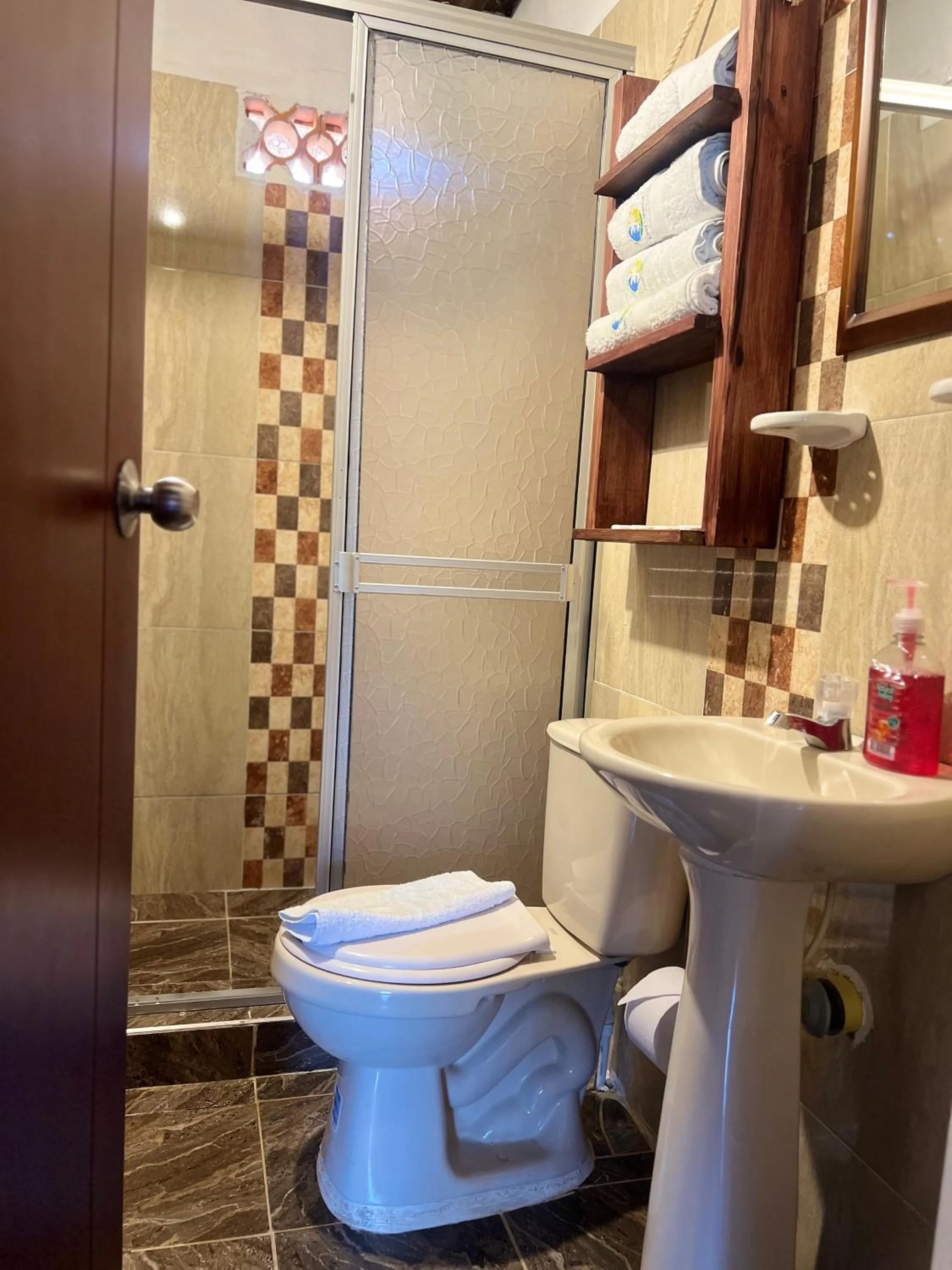 Bathroom in Hotel Campestre Palmas del Zamorano