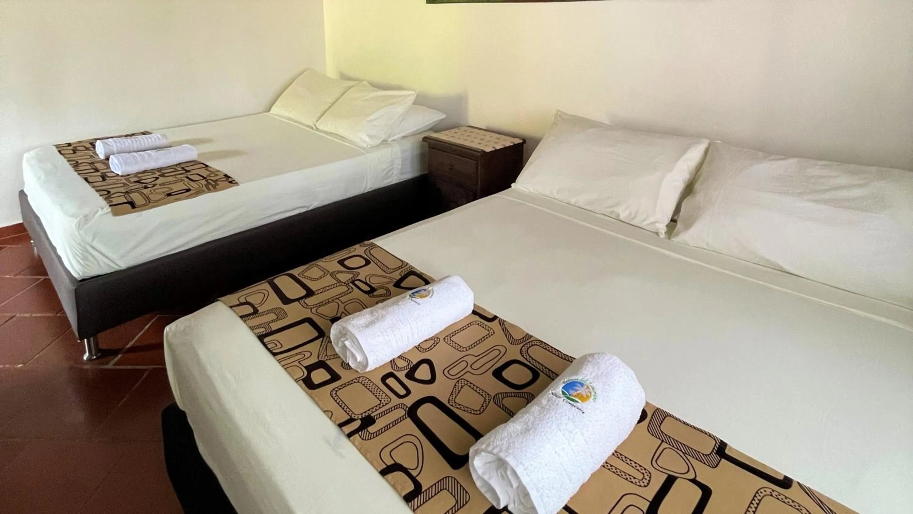 Bed in Hotel Campestre Palmas del Zamorano