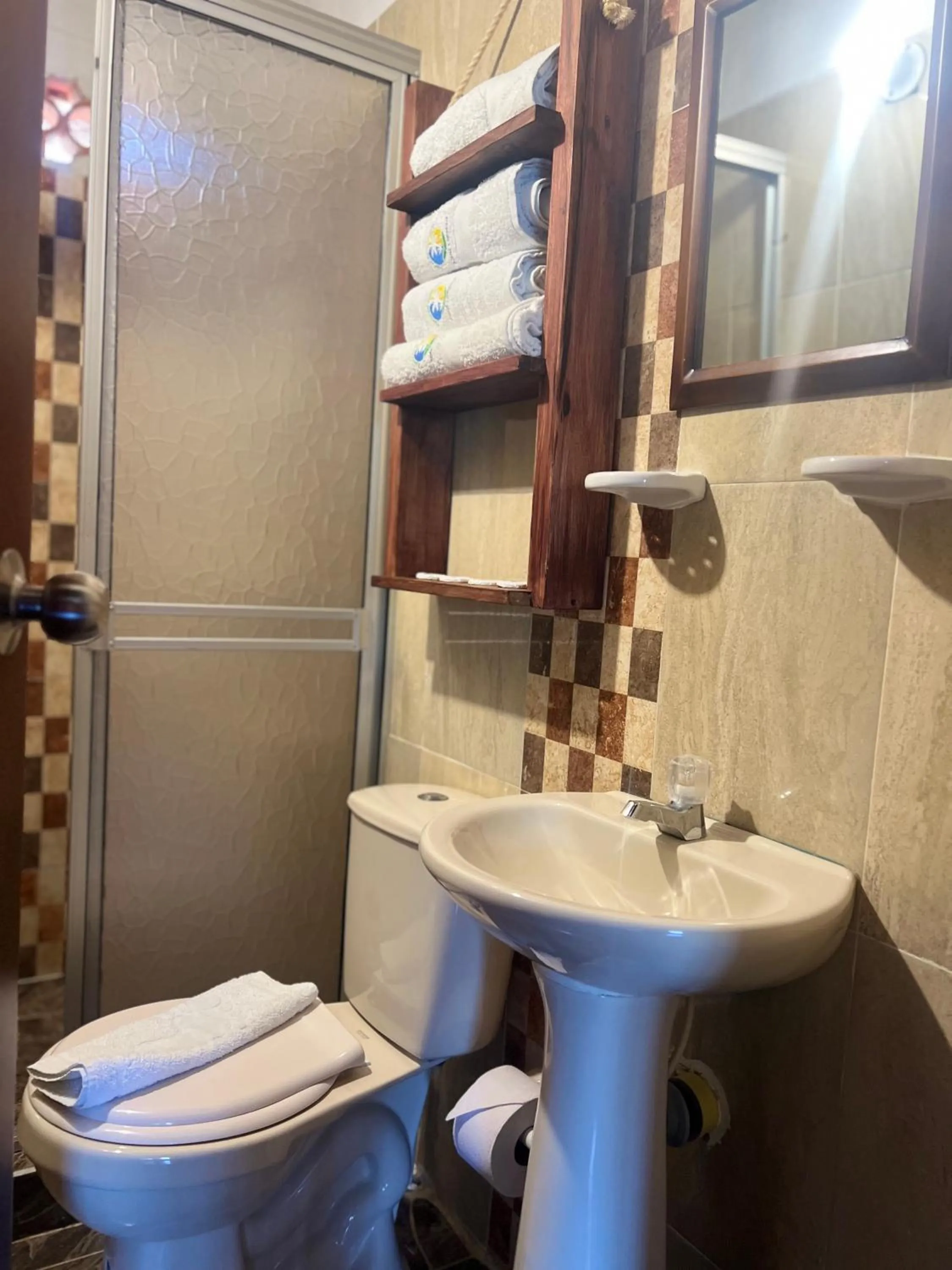 Bathroom in Hotel Campestre Palmas del Zamorano