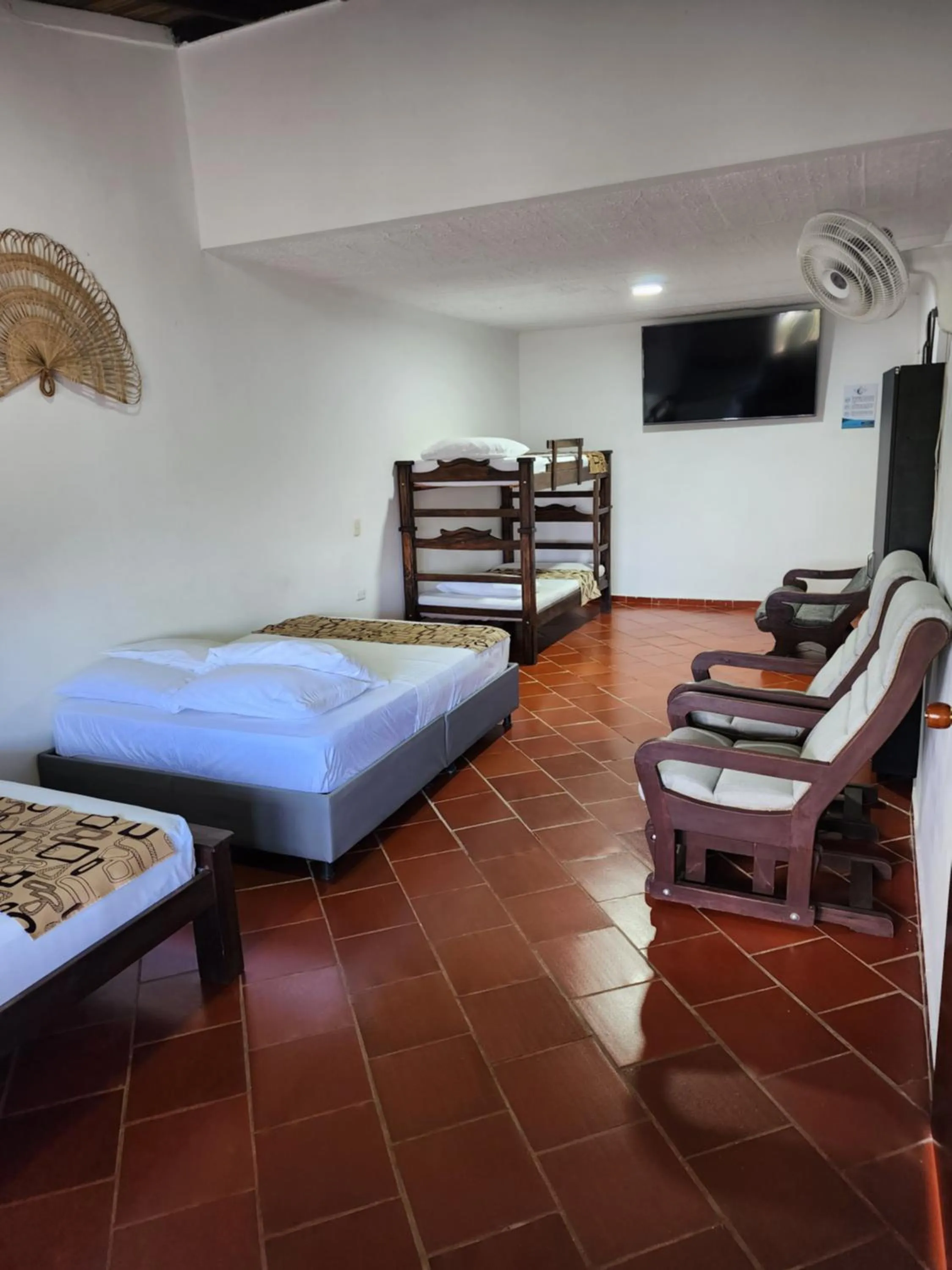 Bed in Hotel Campestre Palmas del Zamorano