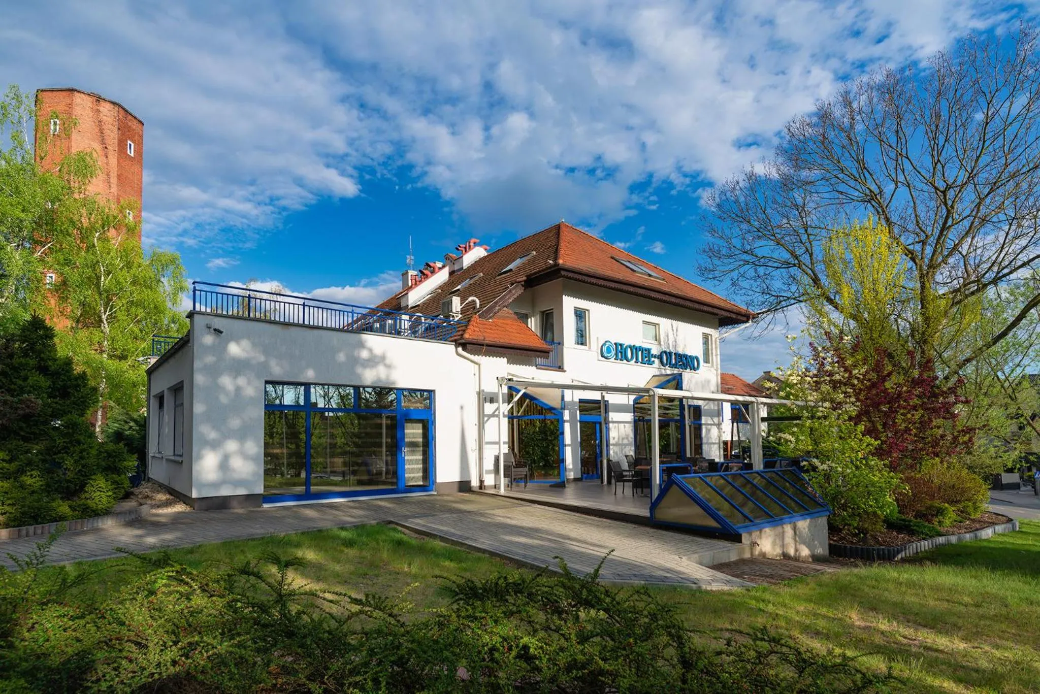 Property building in Hotel Olesno