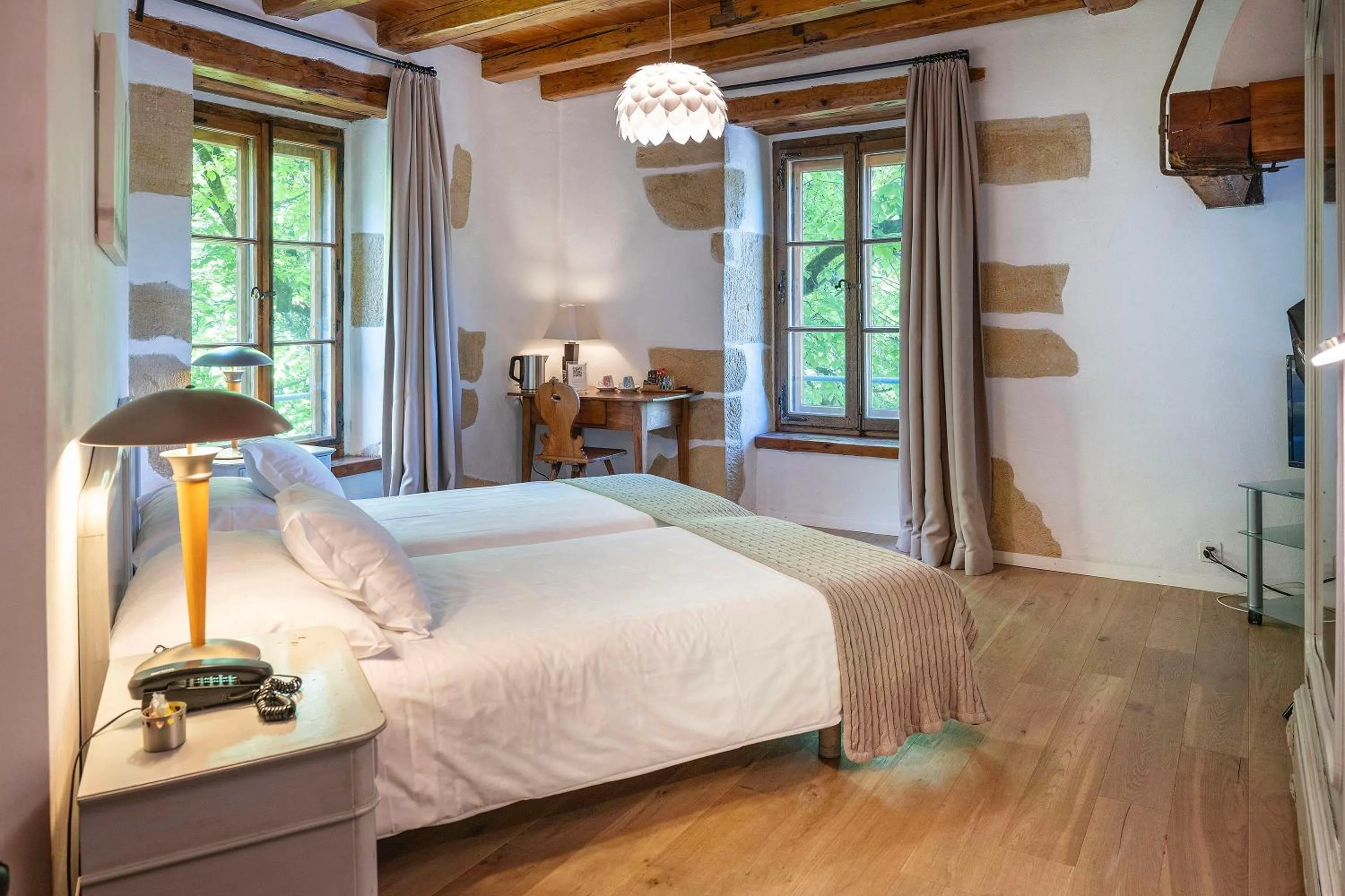 Bed in Hôtel La Maison du Prussien