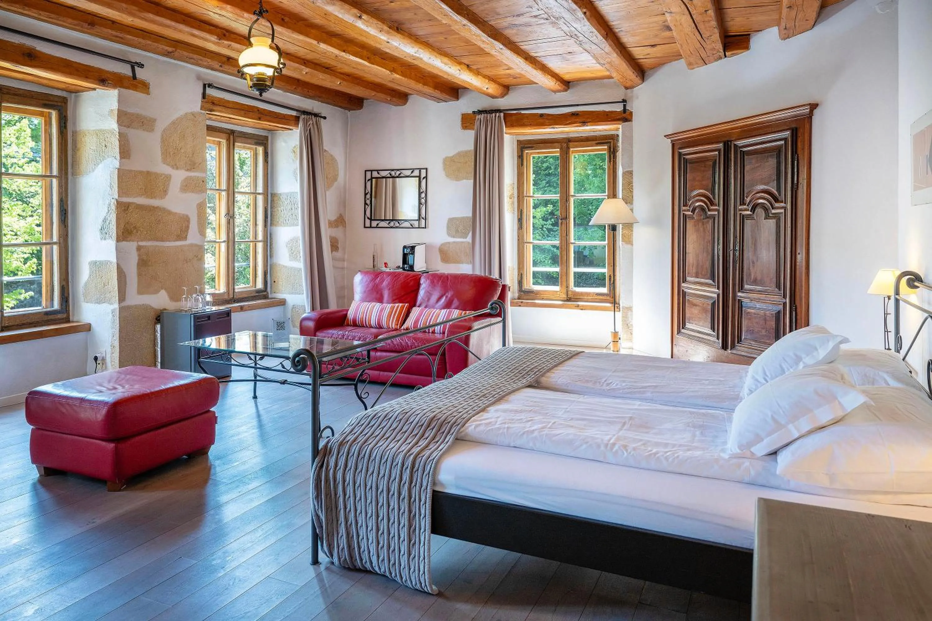 Bed in Hôtel La Maison du Prussien