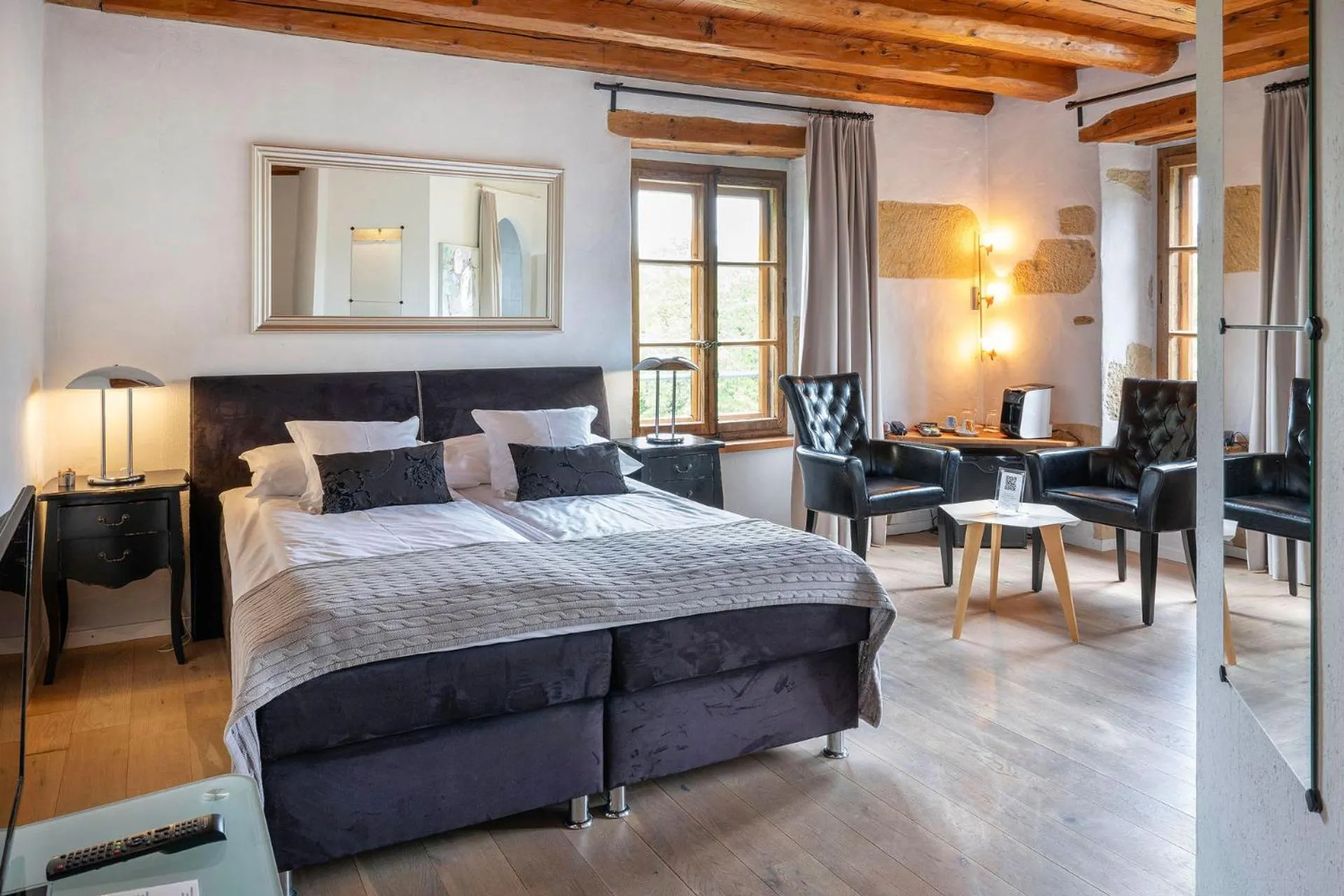 Bed in Hôtel La Maison du Prussien