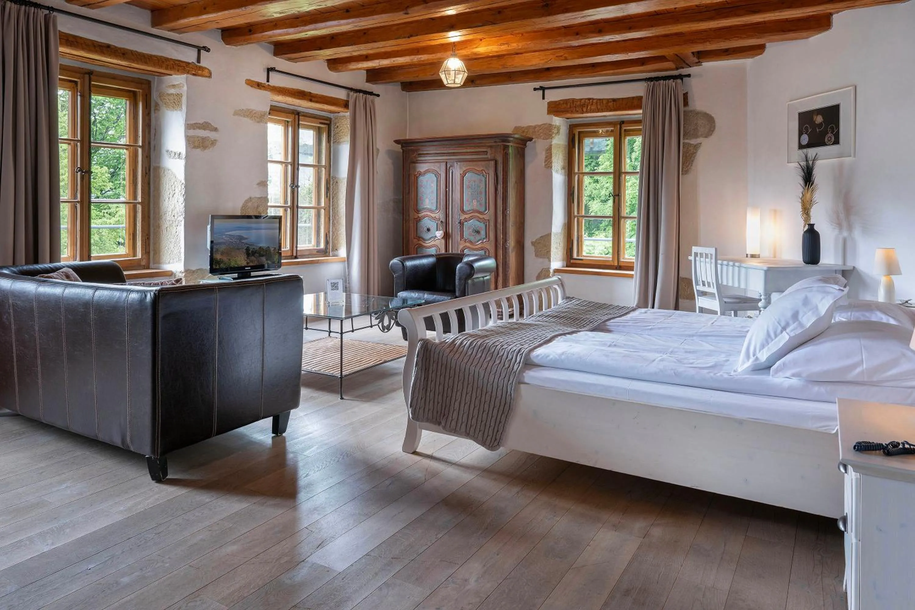 Bed in Hôtel La Maison du Prussien