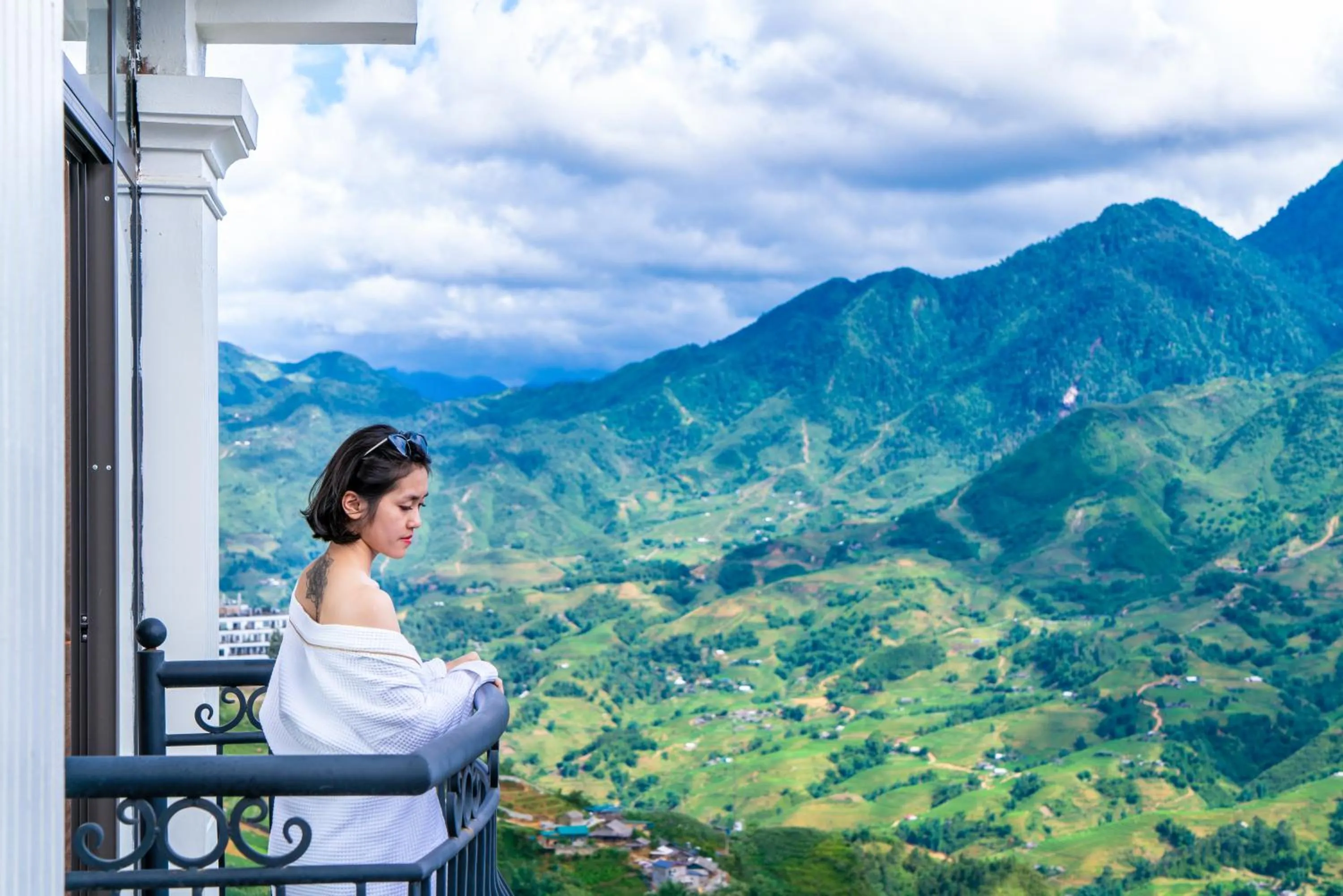 Balcony/Terrace in Sapa Relax Hotel & Spa