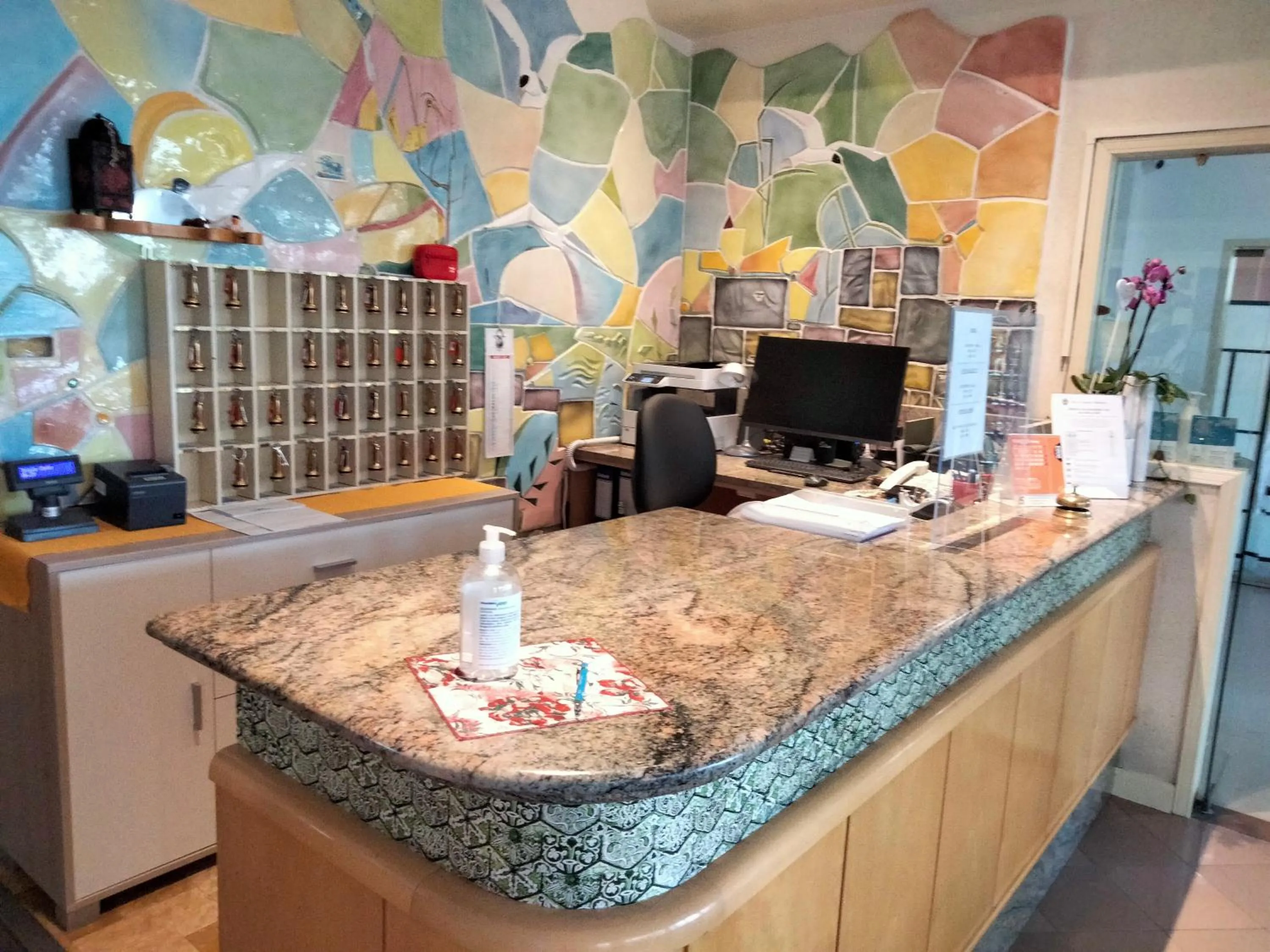 Lobby or reception in Hotel Stiefel