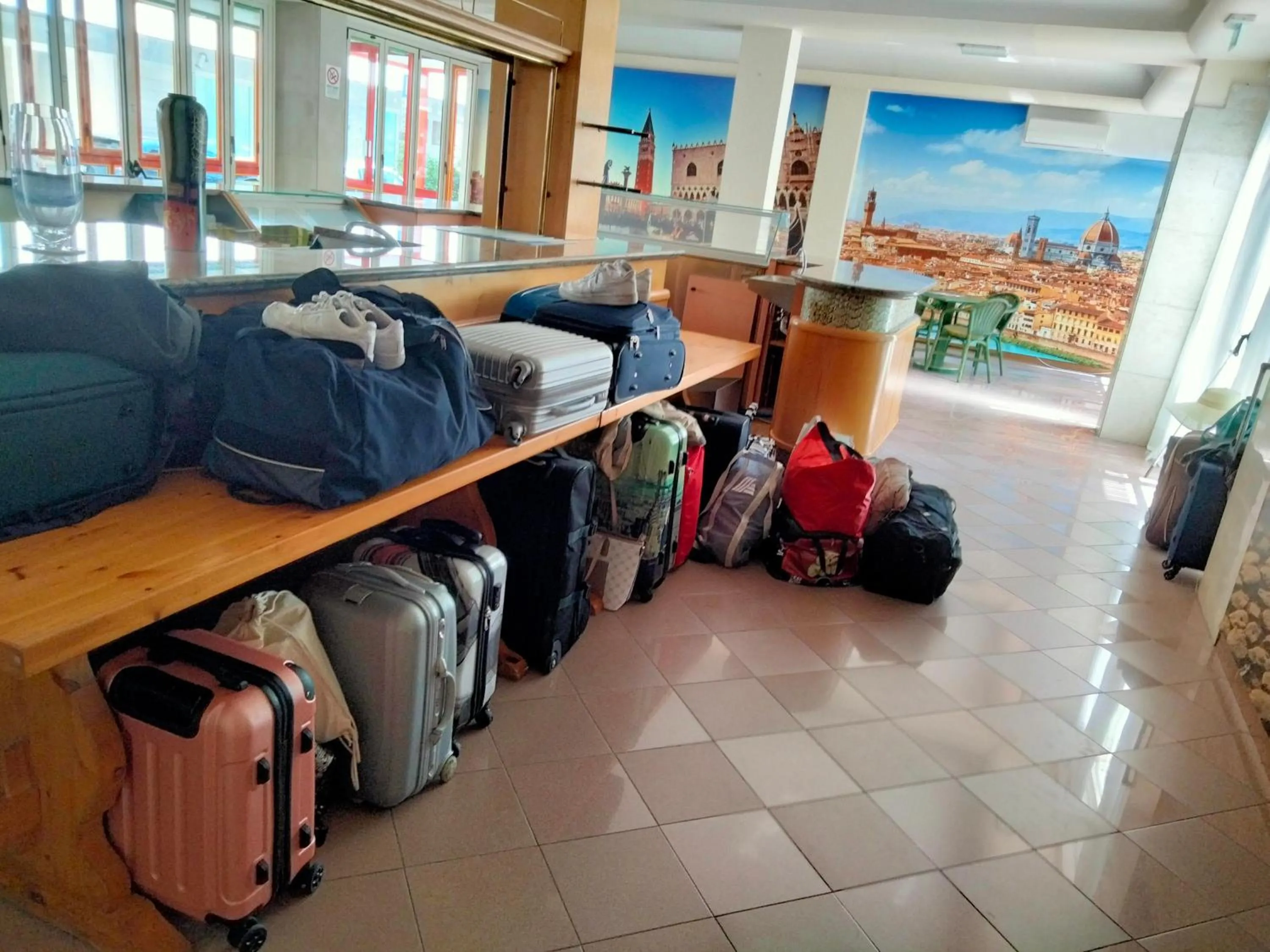 Communal lounge/ TV room in Hotel Stiefel