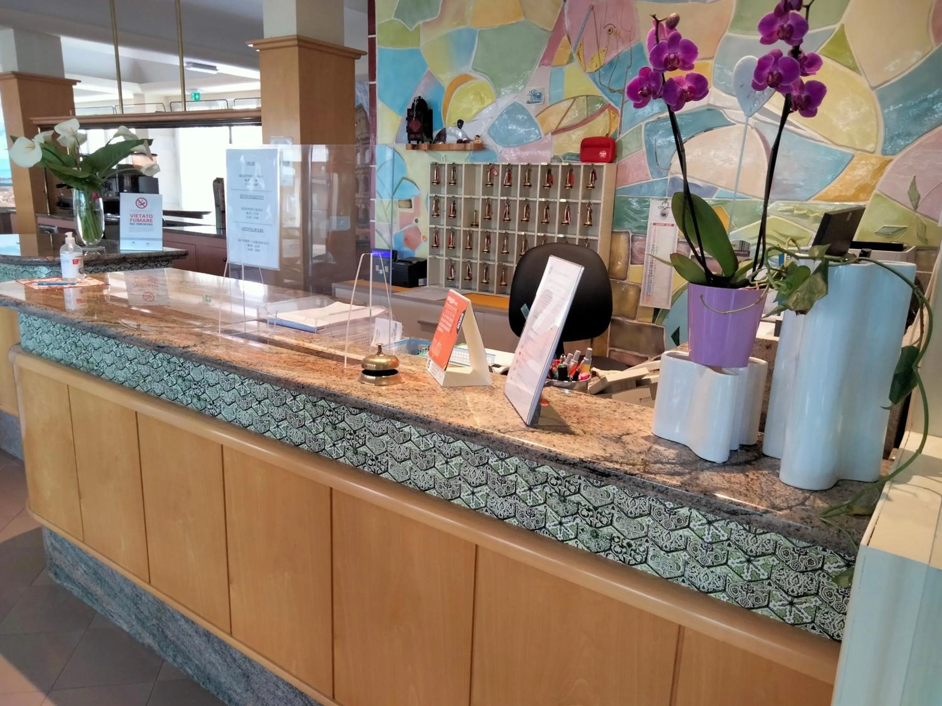 Lobby or reception in Hotel Stiefel