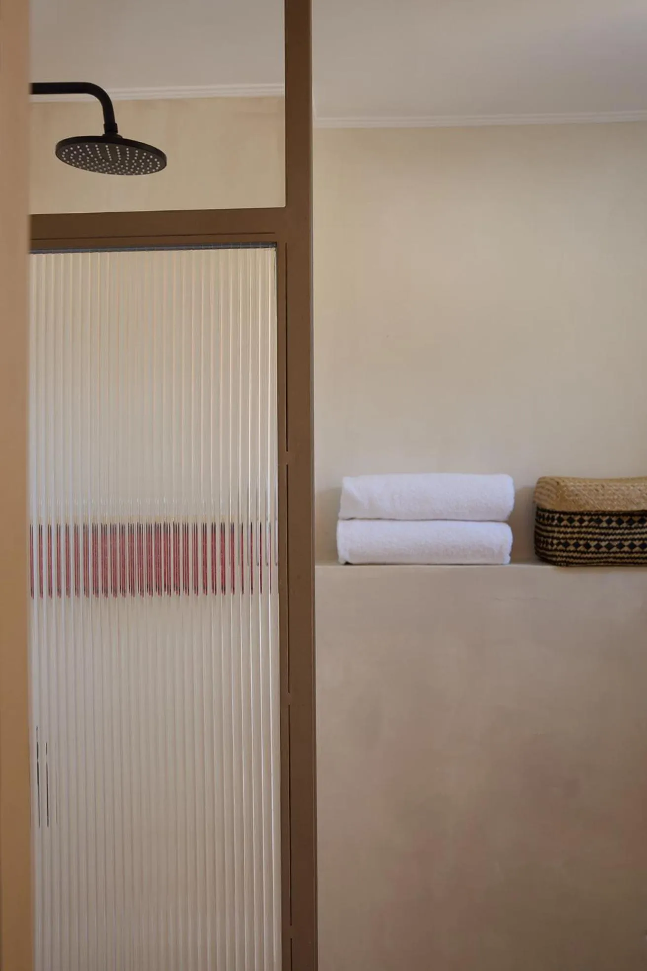 Shower in Golden Milos Beach Ηouse by Domotel