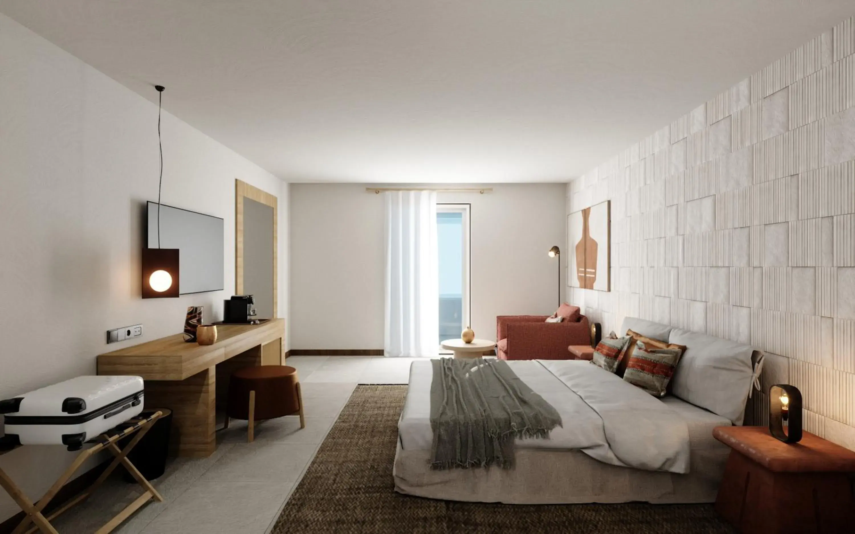 Deluxe Double Room in Golden Milos Beach Ηouse by Domotel Deluxe Double Room in Golden Milos Beach Ηouse by Domotel