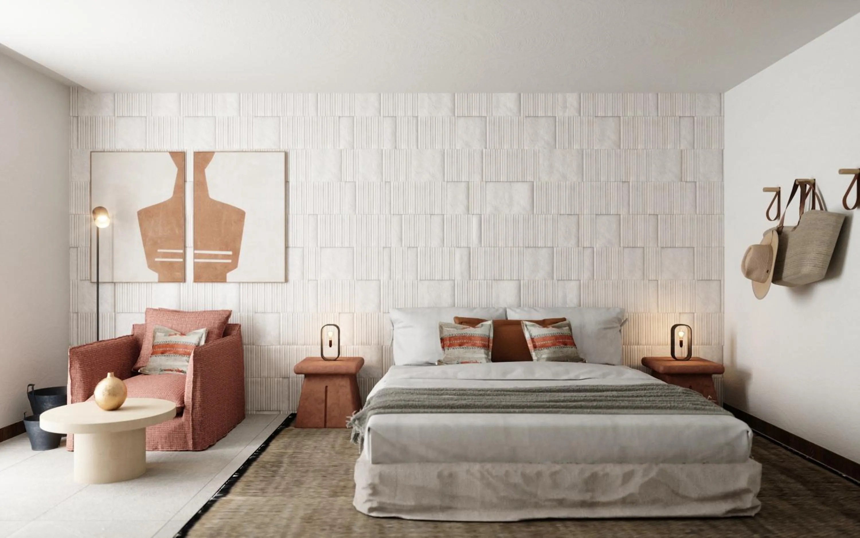 Double Room with Garden View in Golden Milos Beach Ηouse by Domotel