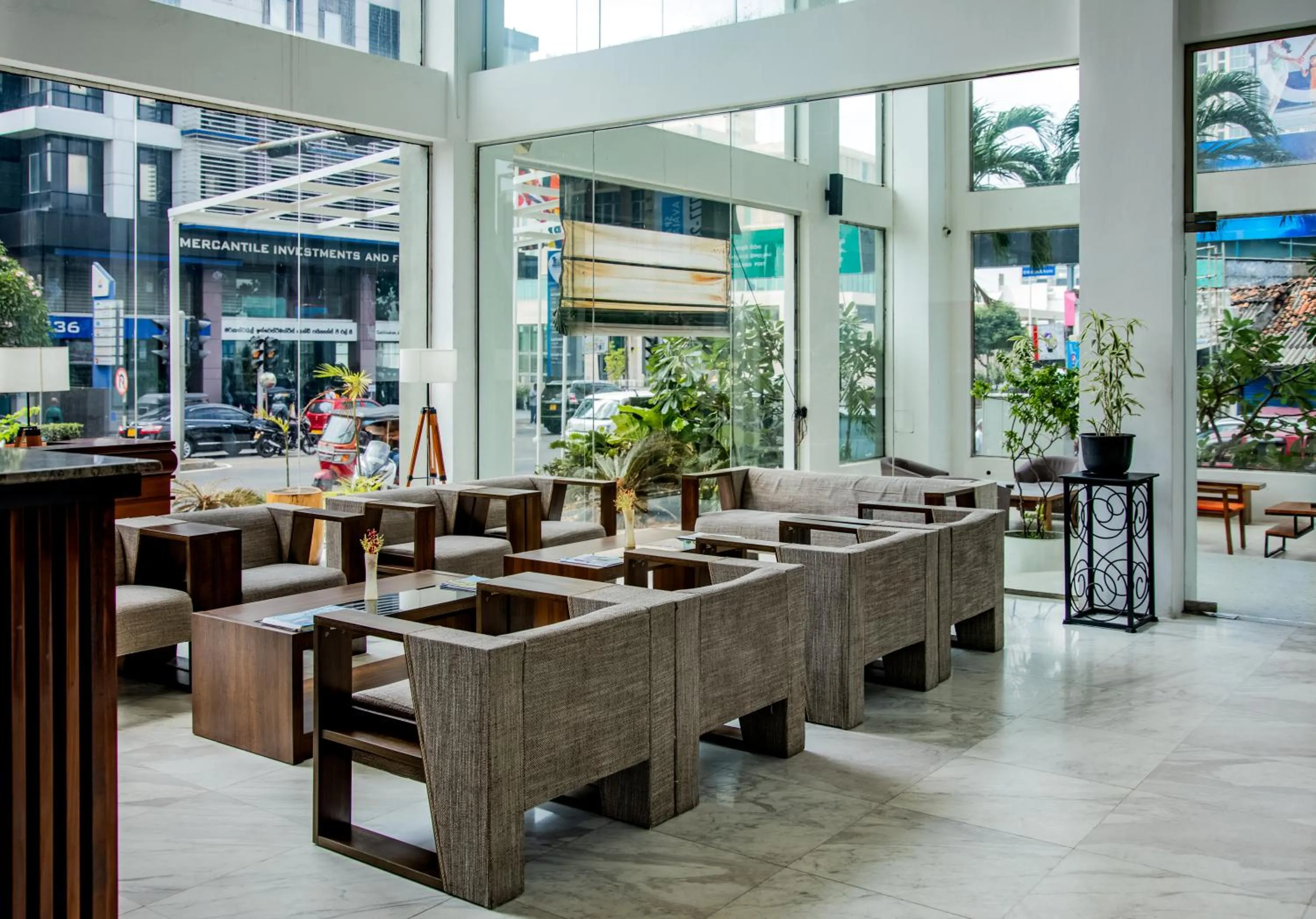 Seating area in Morven Hotel Colombo