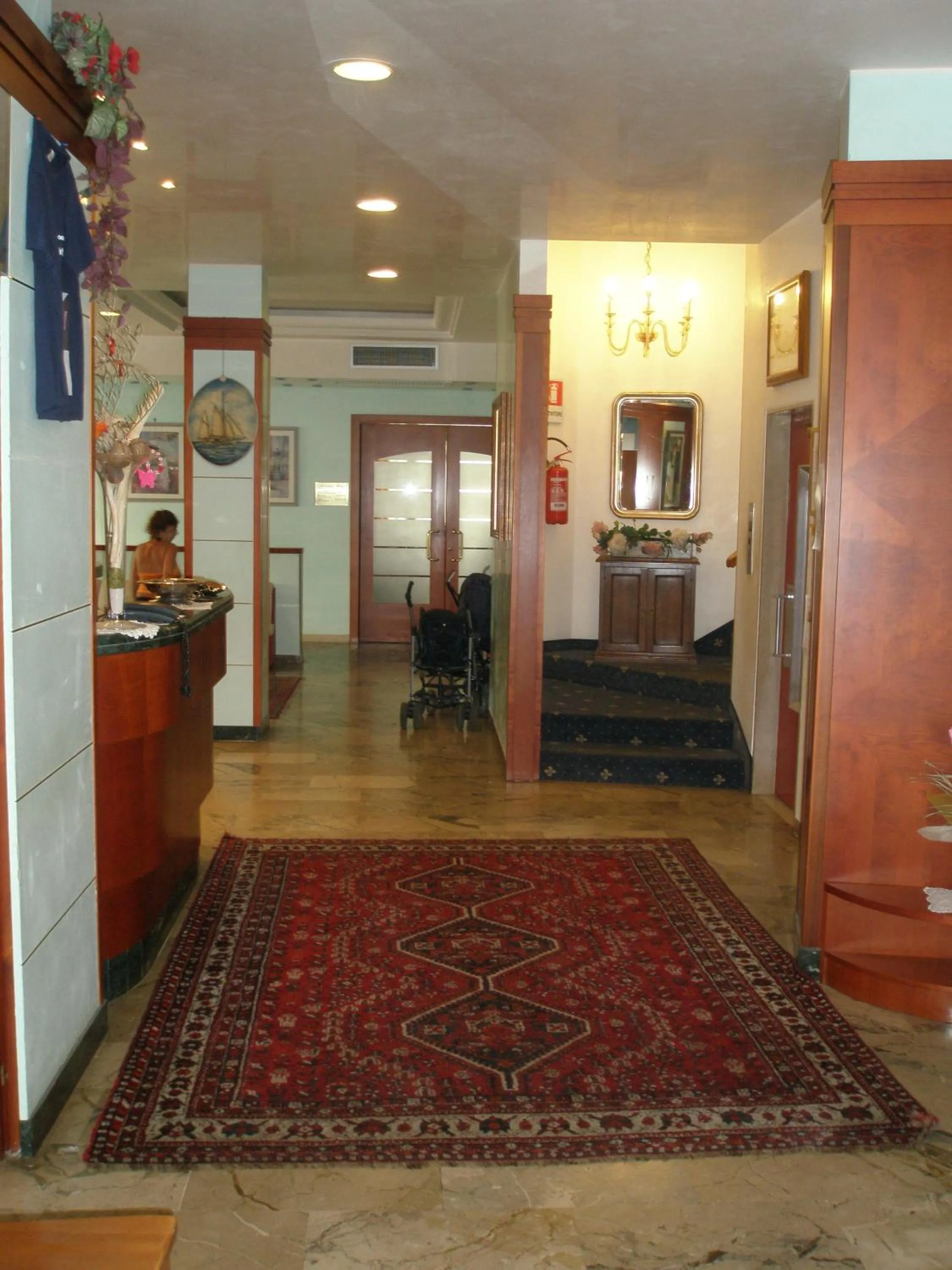 Lobby or reception in Hotel American