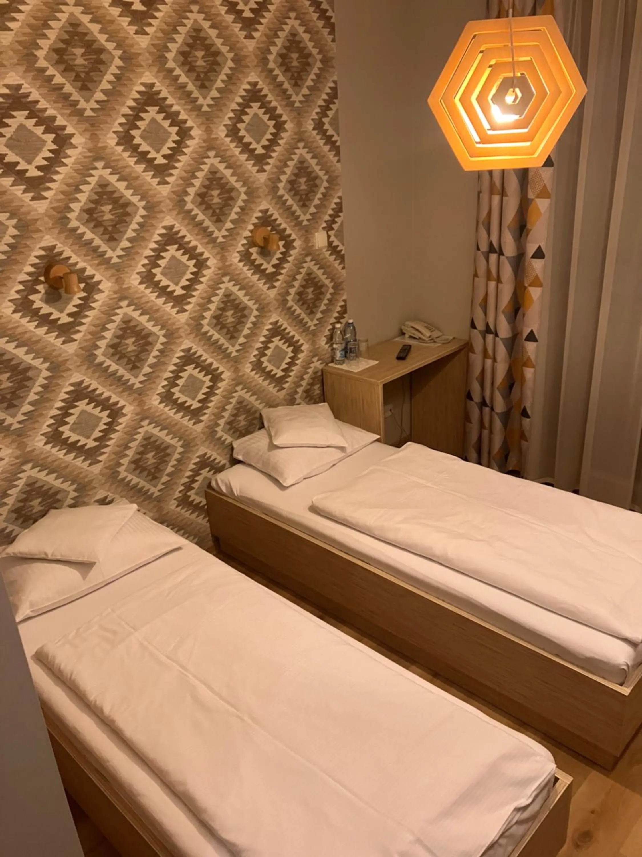 Bed in Hotel Vis A Vis